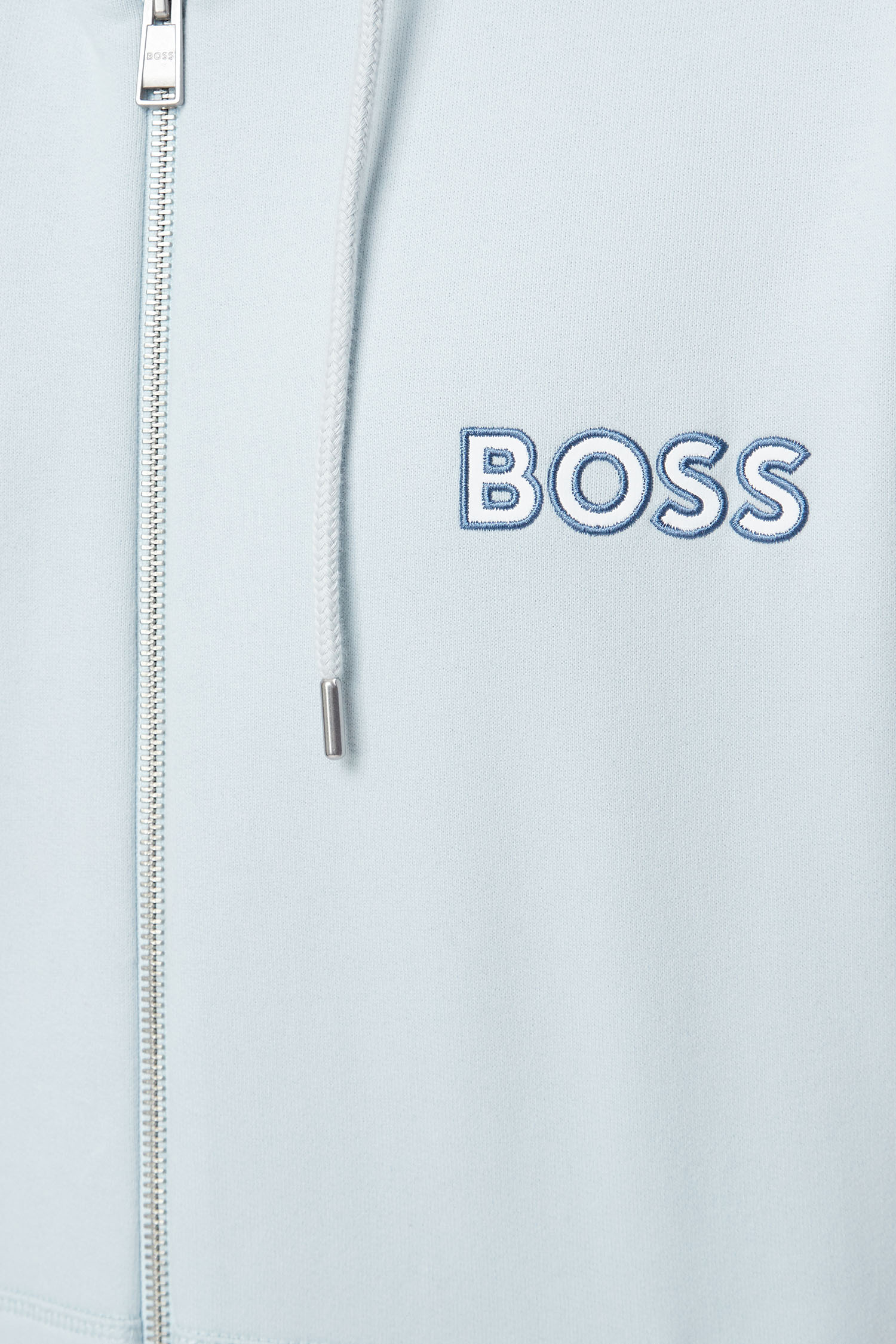 Мужская голубая кофта на молнии BOSS 50483708;469