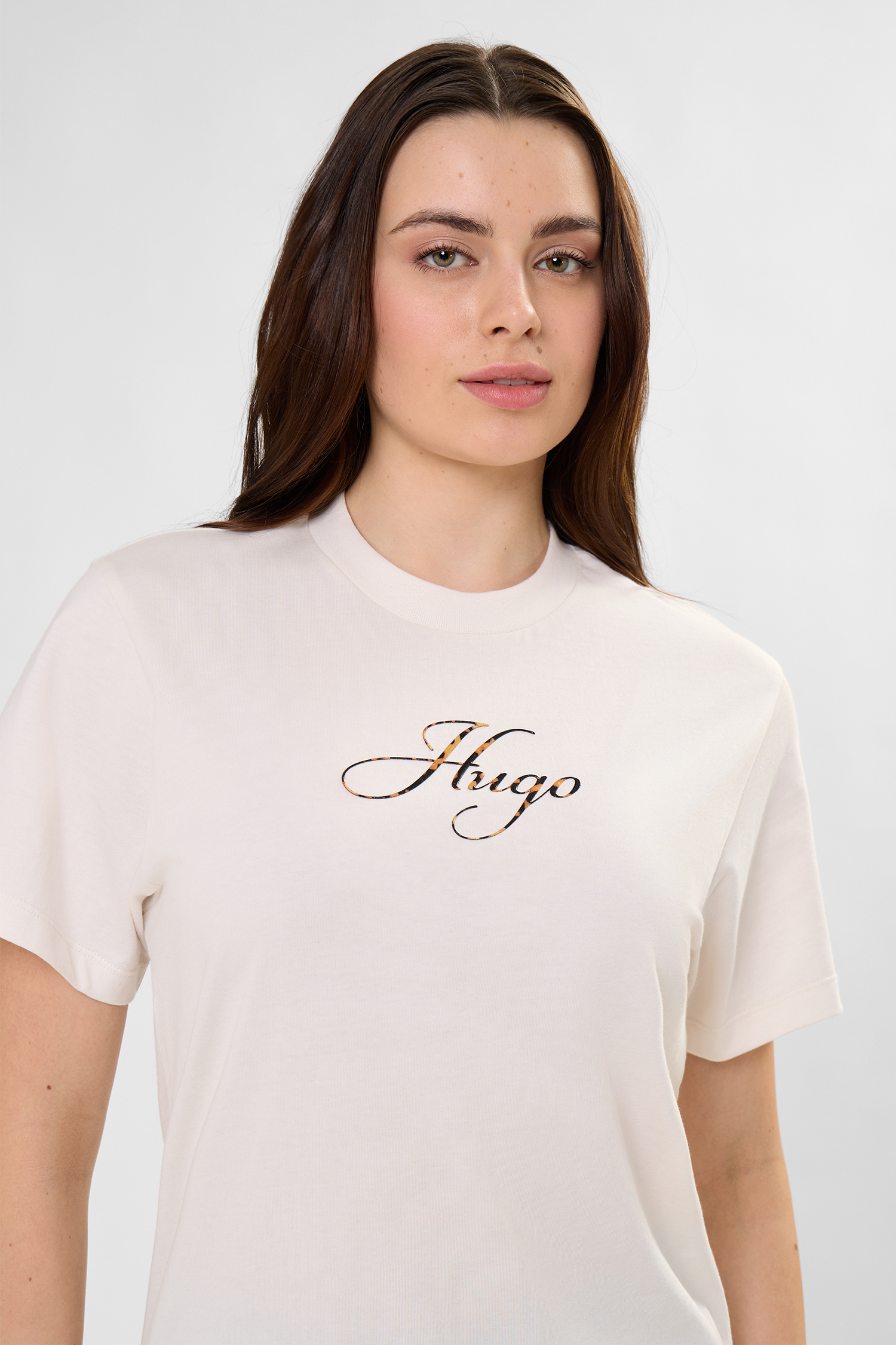Женская белая футболка HUGO 50560566;102