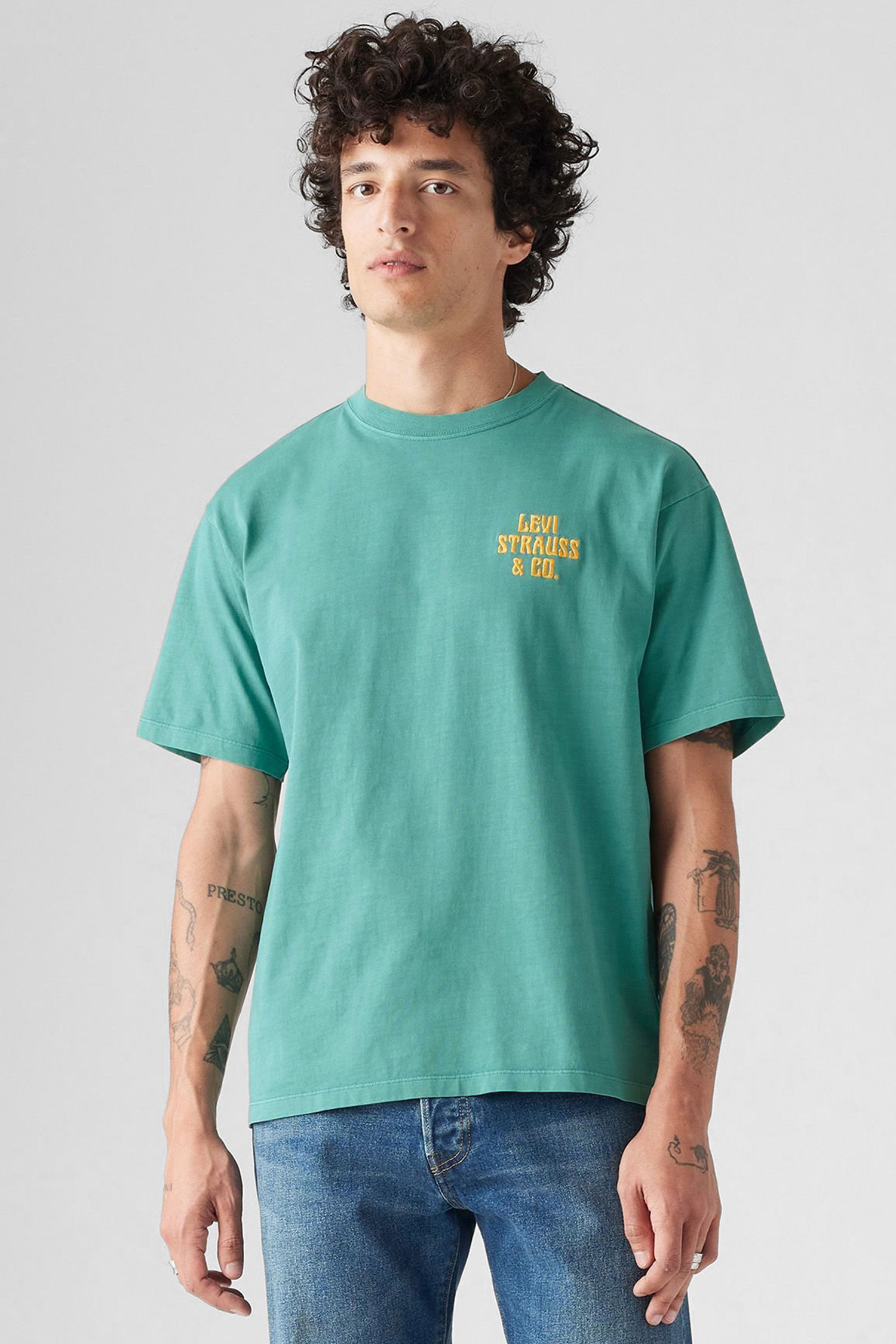 Мужская бирюзовая футболка Levi’s® 87373;0150