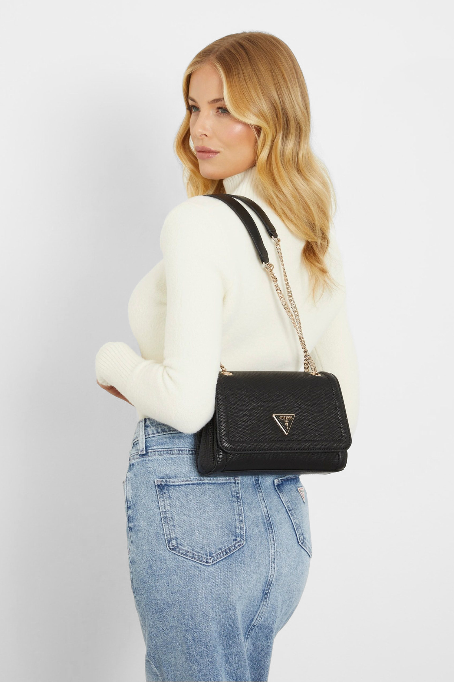 Женская черная сумка Guess HWZG78.79210;BLA — Ultrashop