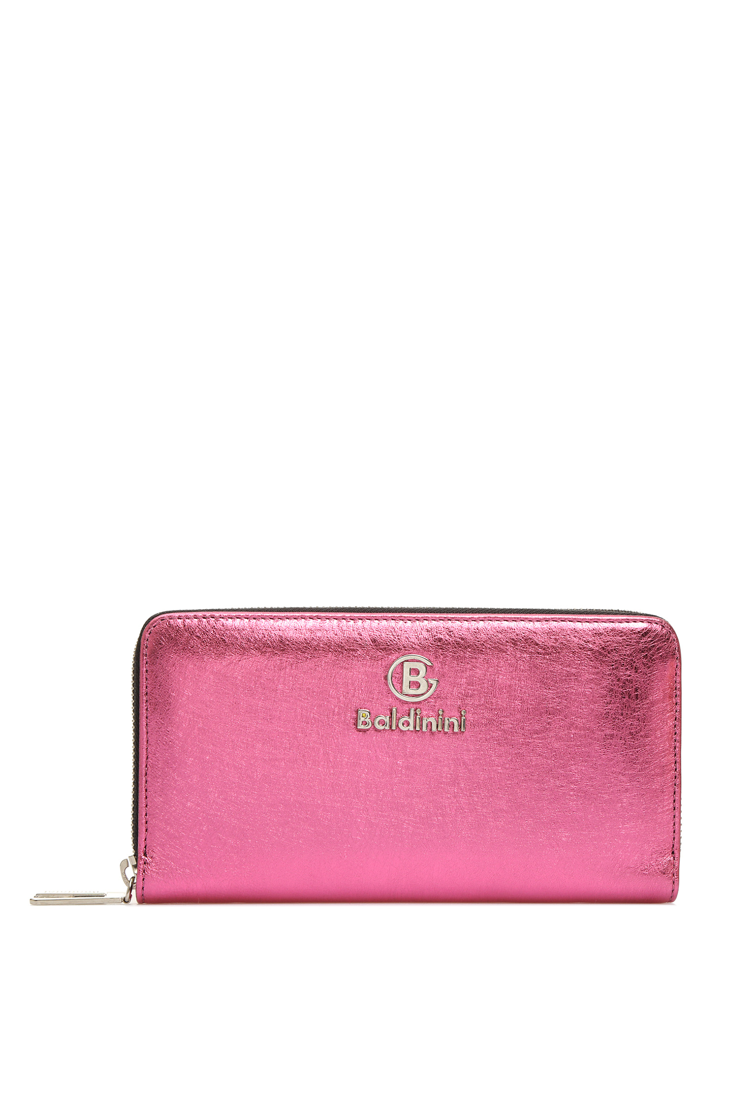 Жіночий рожевий шкіряний гаманець Baldinini 870364;7810
