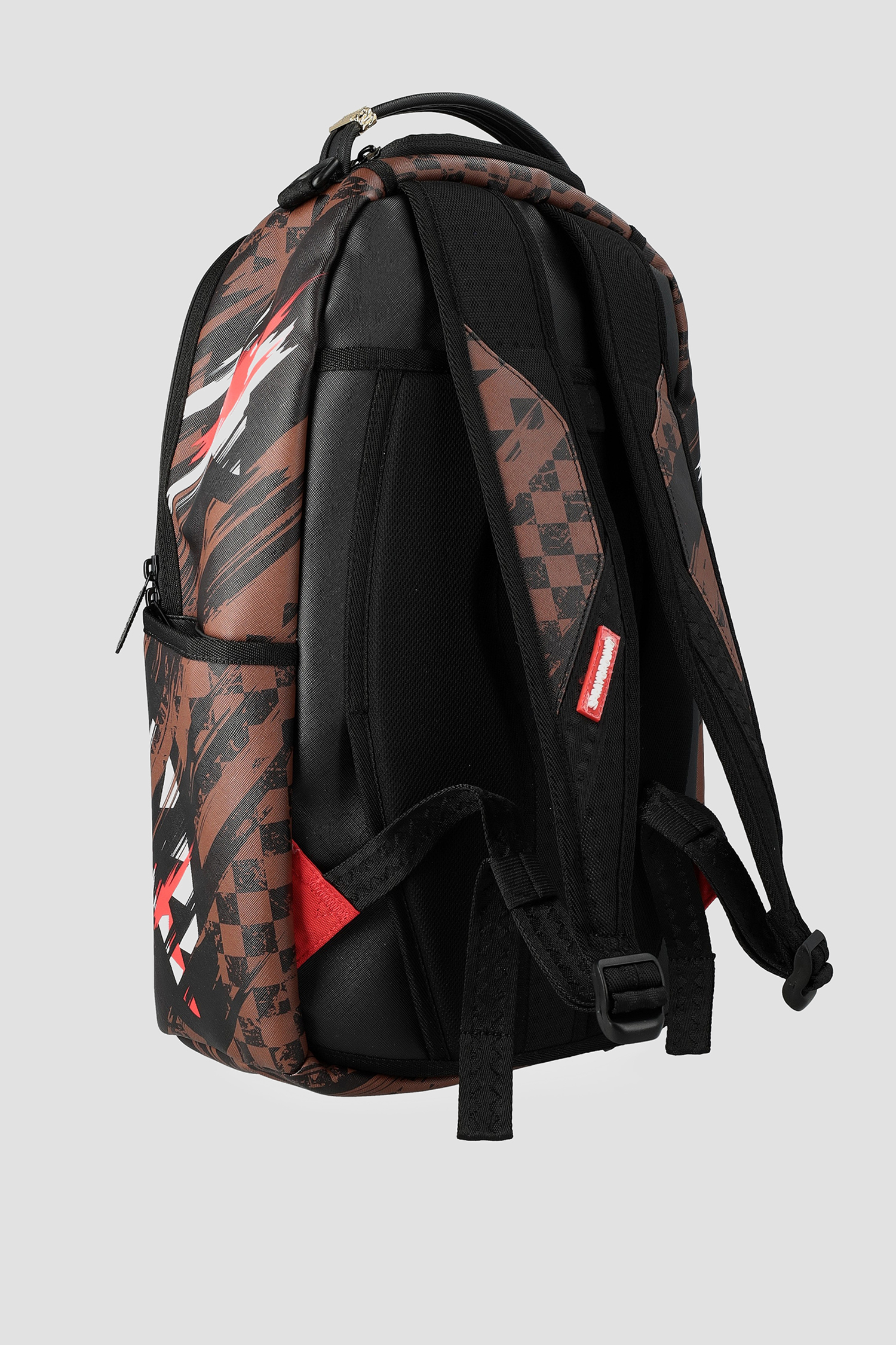 Коричневый рюкзак с узором SPRAYGROUND 910B8556NSZ;0