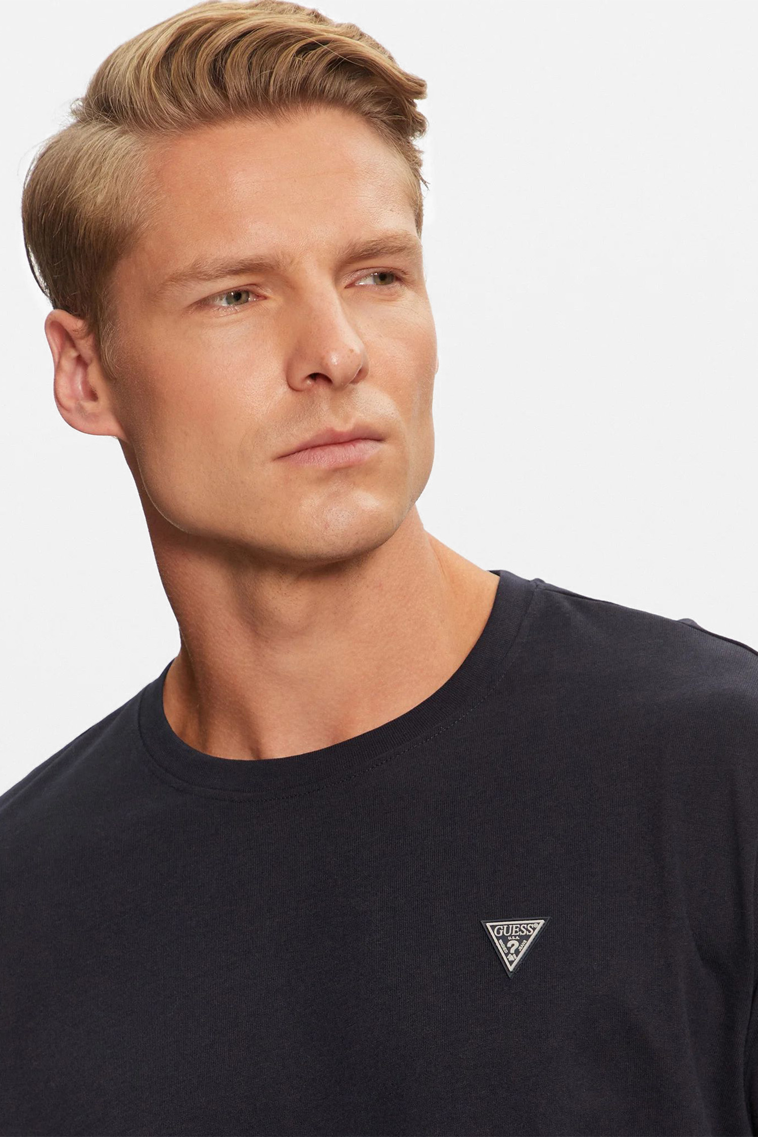 Чоловіча темно-синя футболка Guess M4YI0A.KCCM1;G7V2