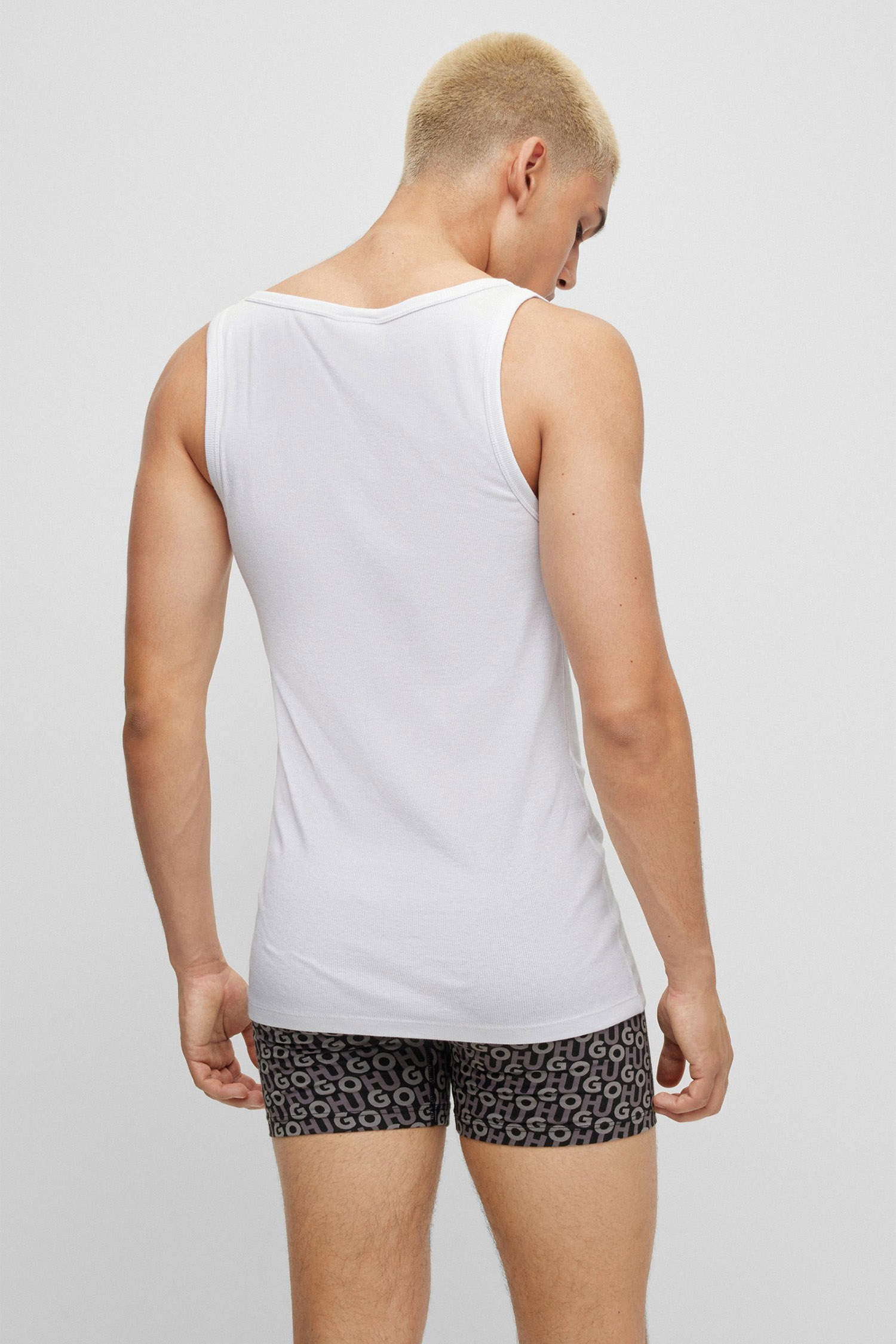 Мужская белая майка (2 шт) HUGO 50469778;100