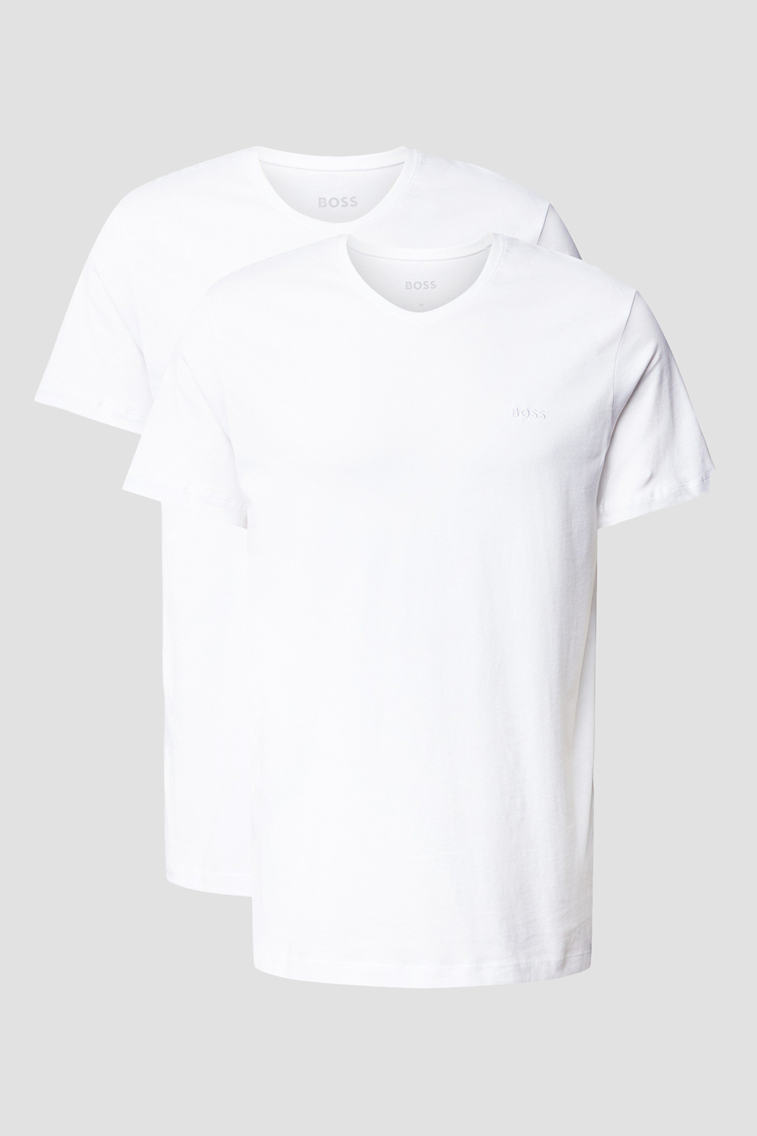 Мужская белая футболка (2 шт) BOSS 50479535;100