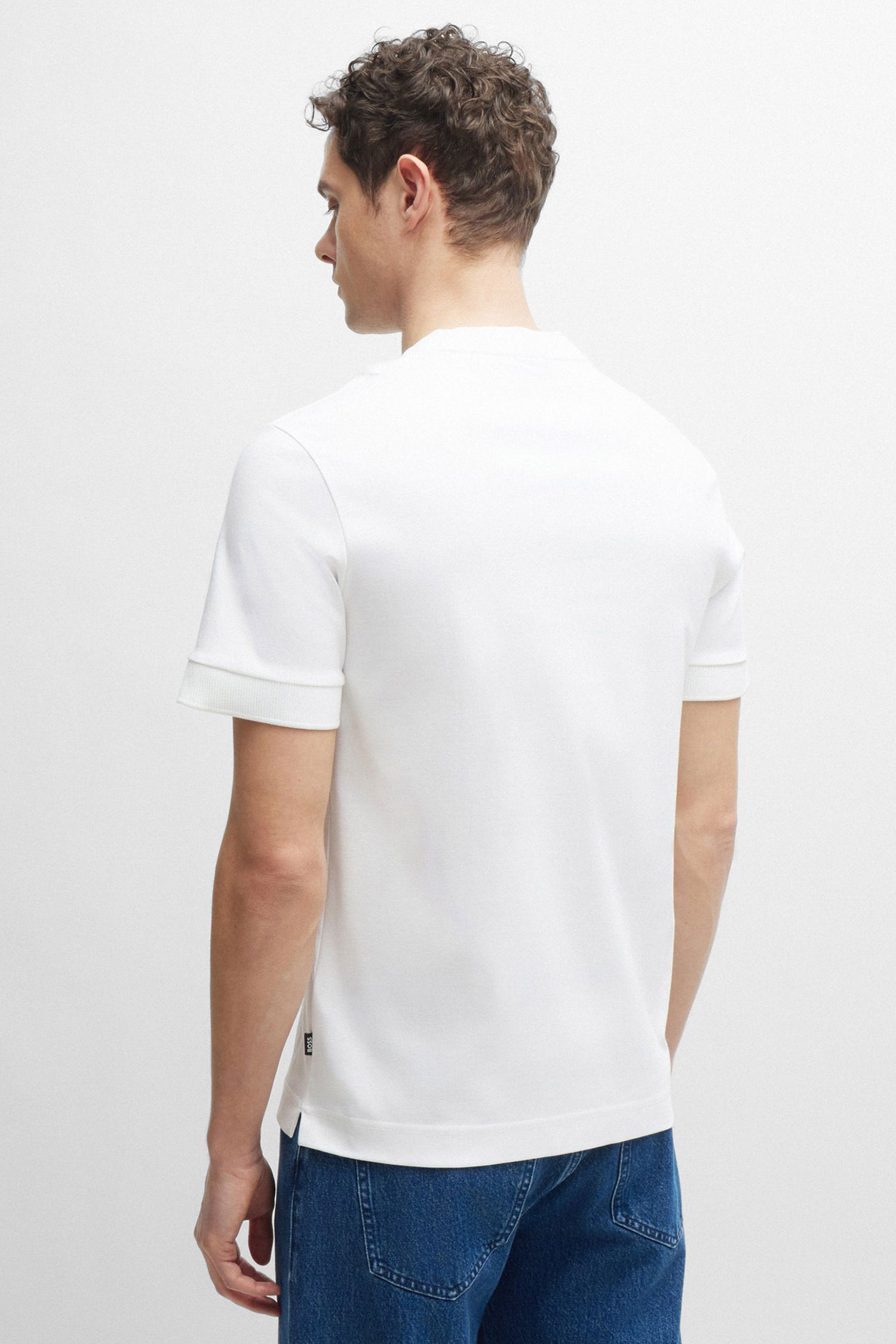 Чоловіча біла футболка BOSS 50520298;100