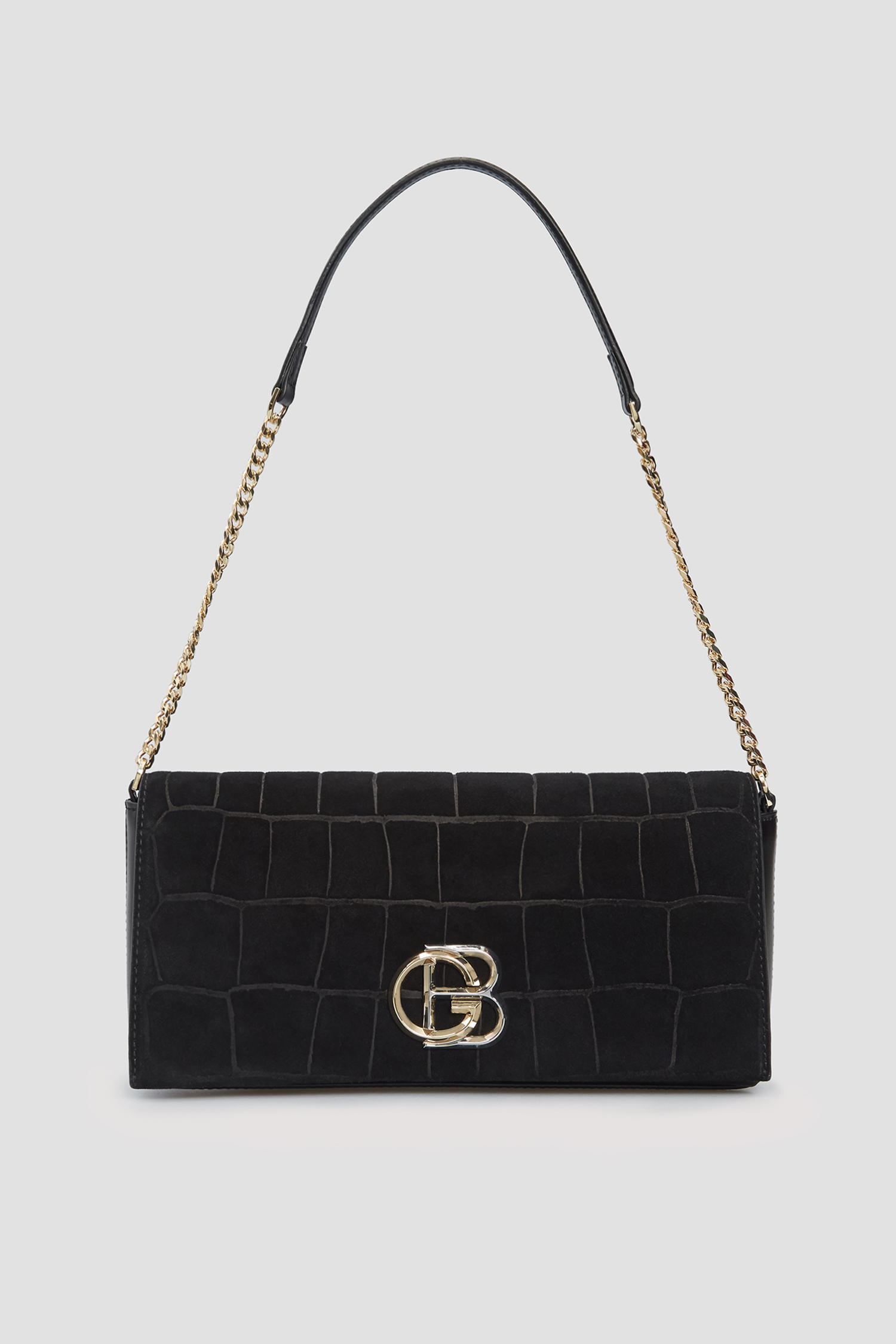 Женская черная кожаная сумка Baldinini G4BPWG6C0042;999