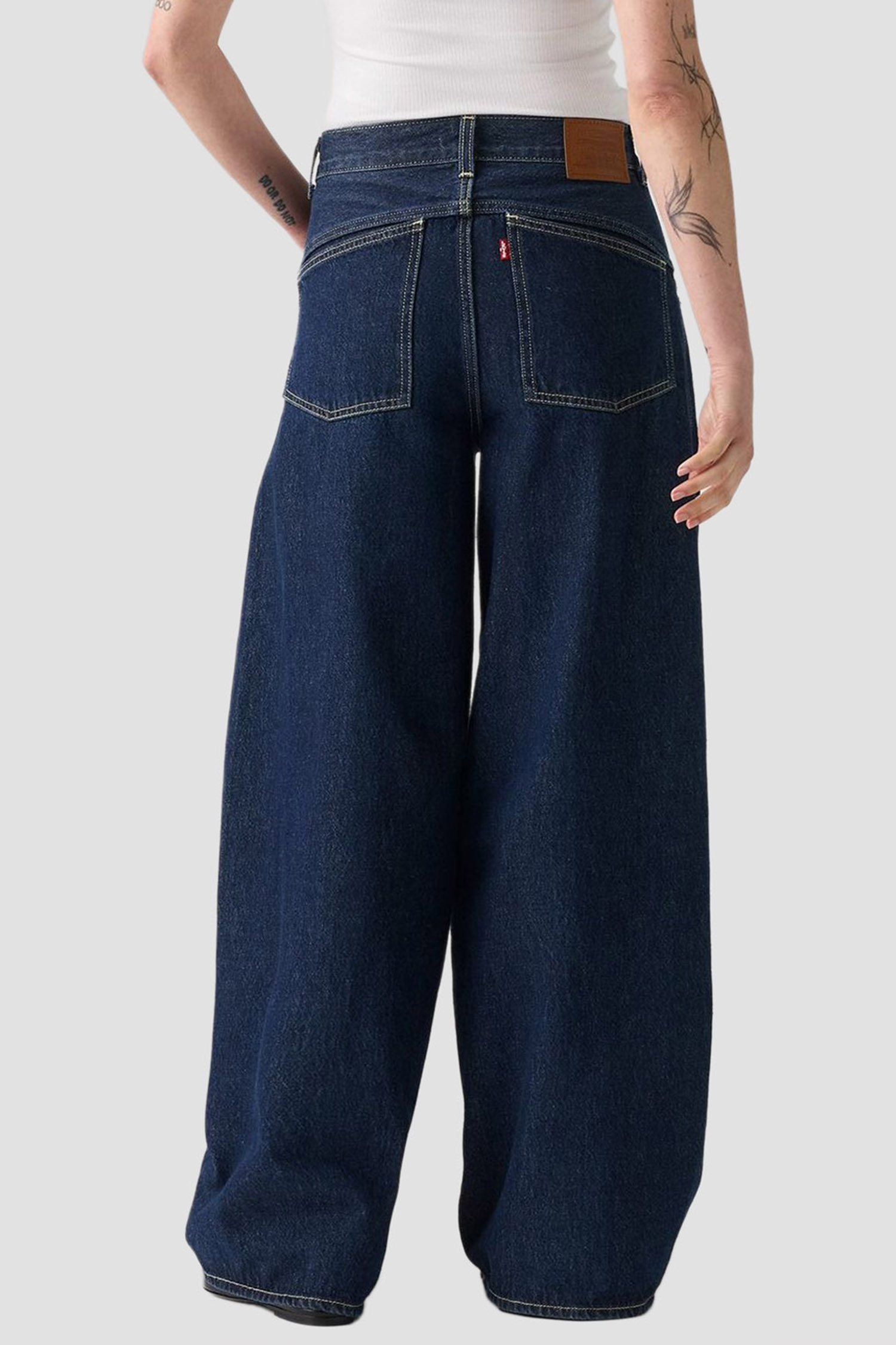 Женские темно-синие джинсы Super Baggy Barrel Levi’s® 003NF;0001
