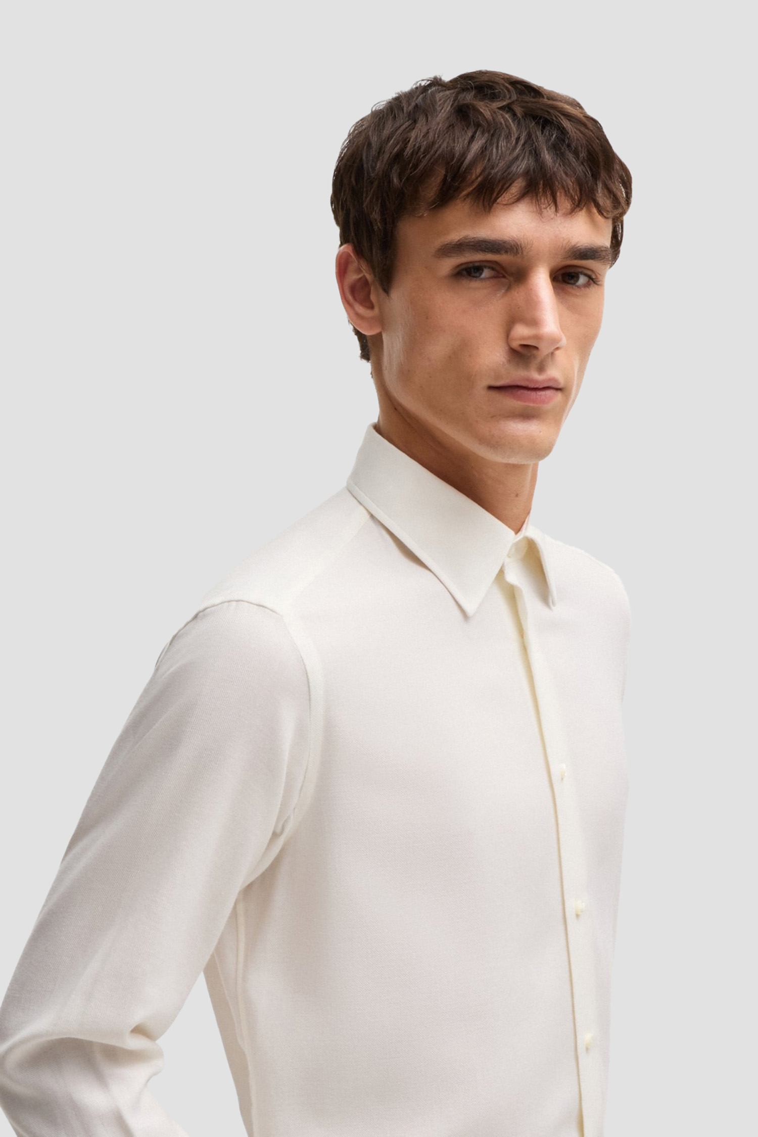 Чоловіча біла сорочка BOSS 50525738;100