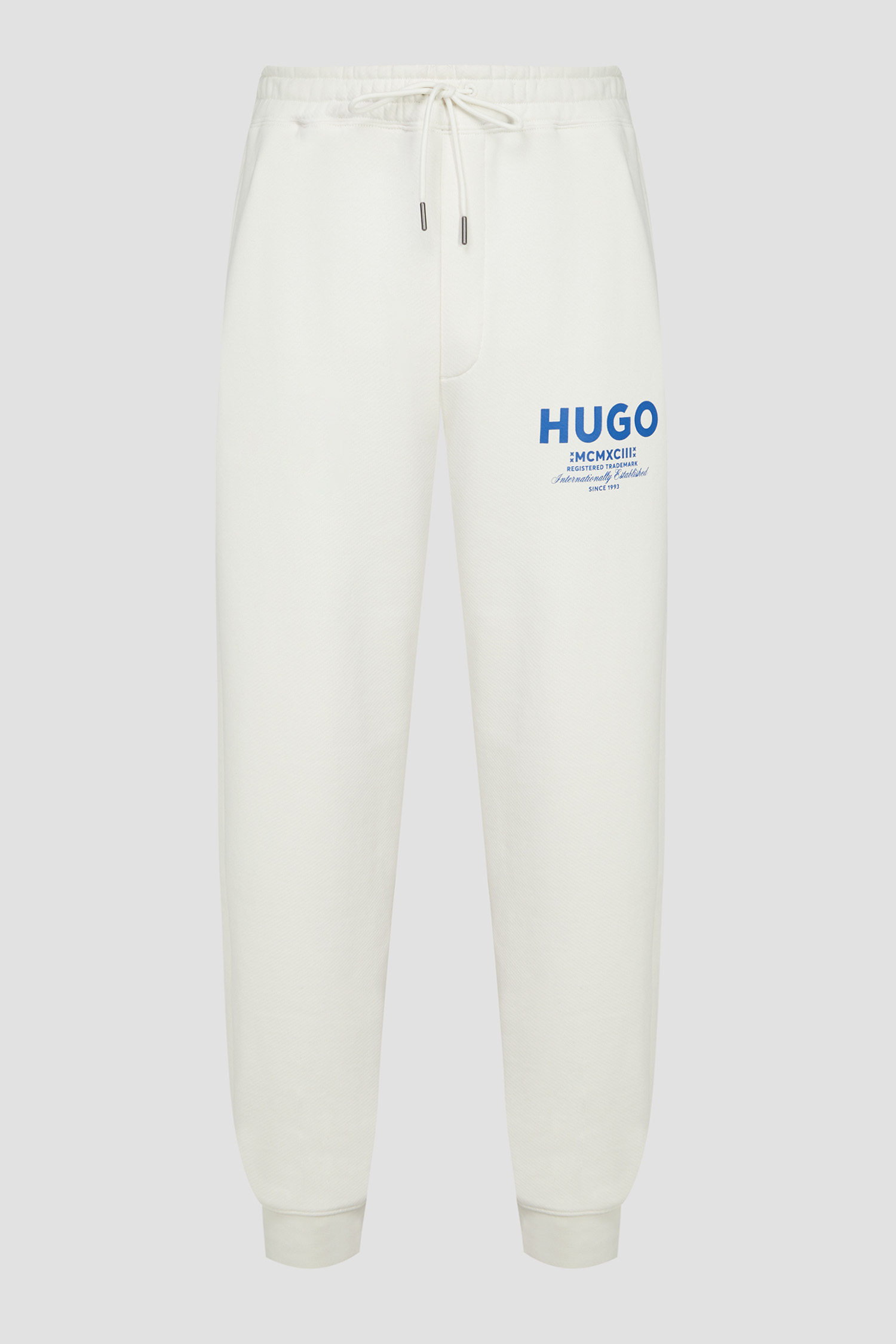 Мужские белые спортивные брюки HUGO BLUE 50510734;121