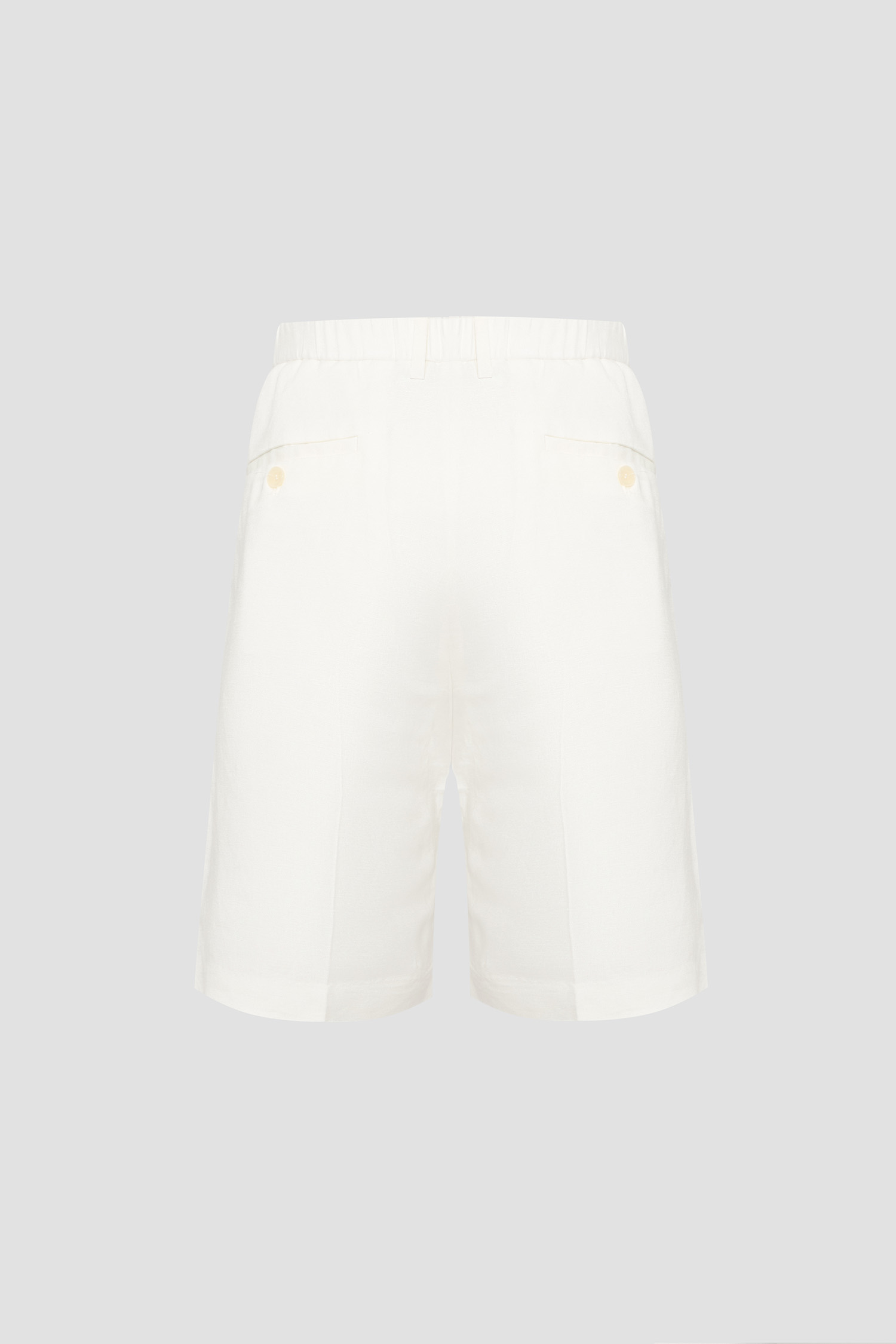 Мужские белые льняные шорты Antony Morato MMSH00214.FA900135;1011