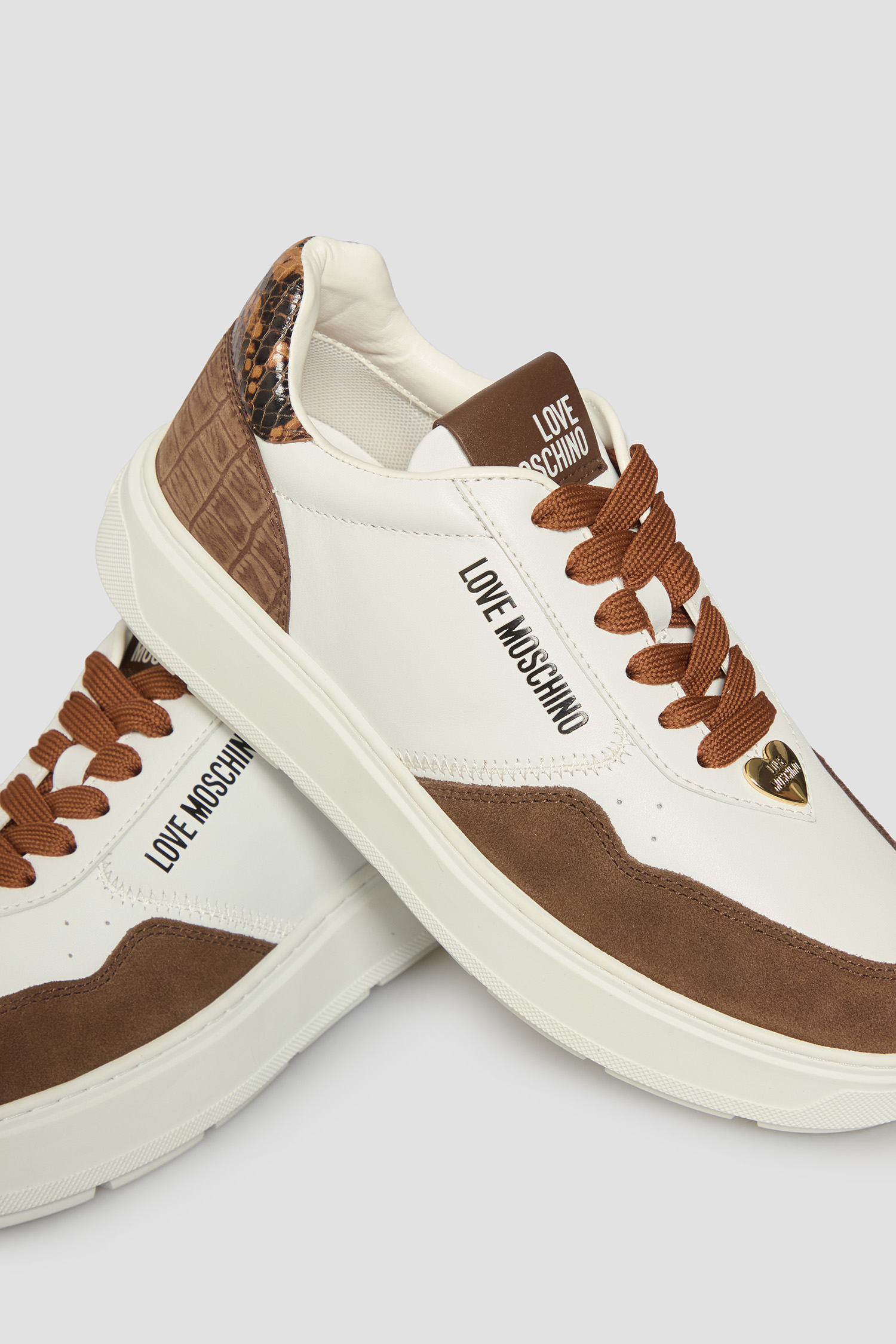 Жіночі шкіряні снікерси Moschino JA15094G1N.IAB;10A