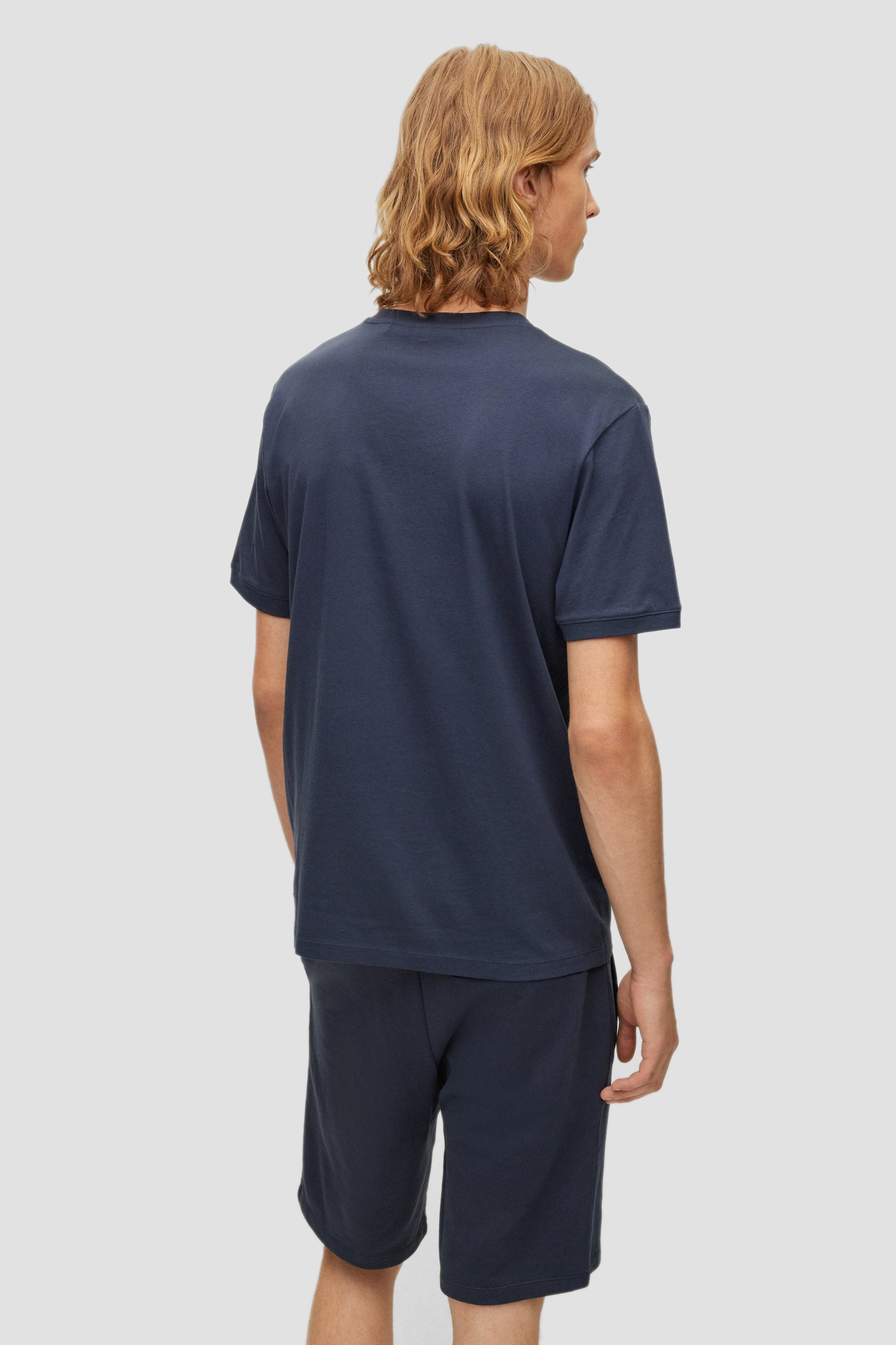 Чоловіча темно-синя футболка HUGO 50447978;405