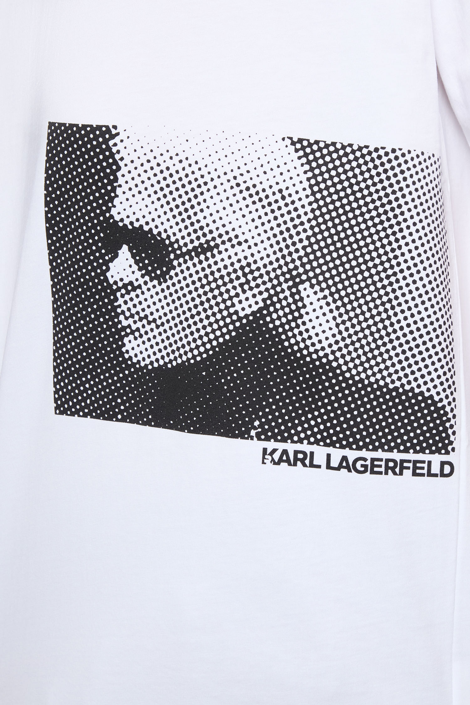 Мужская белая футболка Karl Lagerfeld 551225.755290;10
