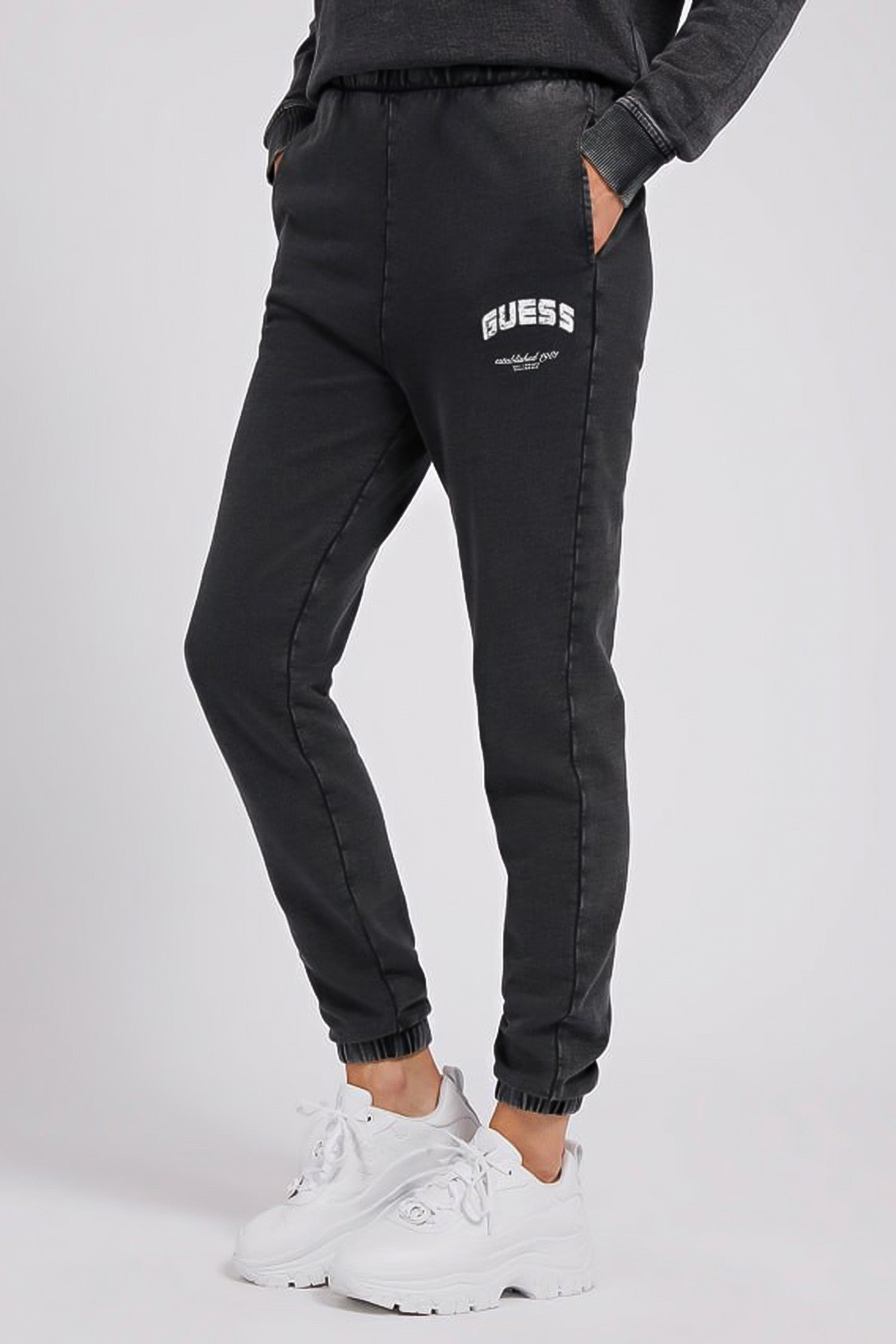 Женские черные спортивные брюки Guess V2YB05.FL04D;F9P6