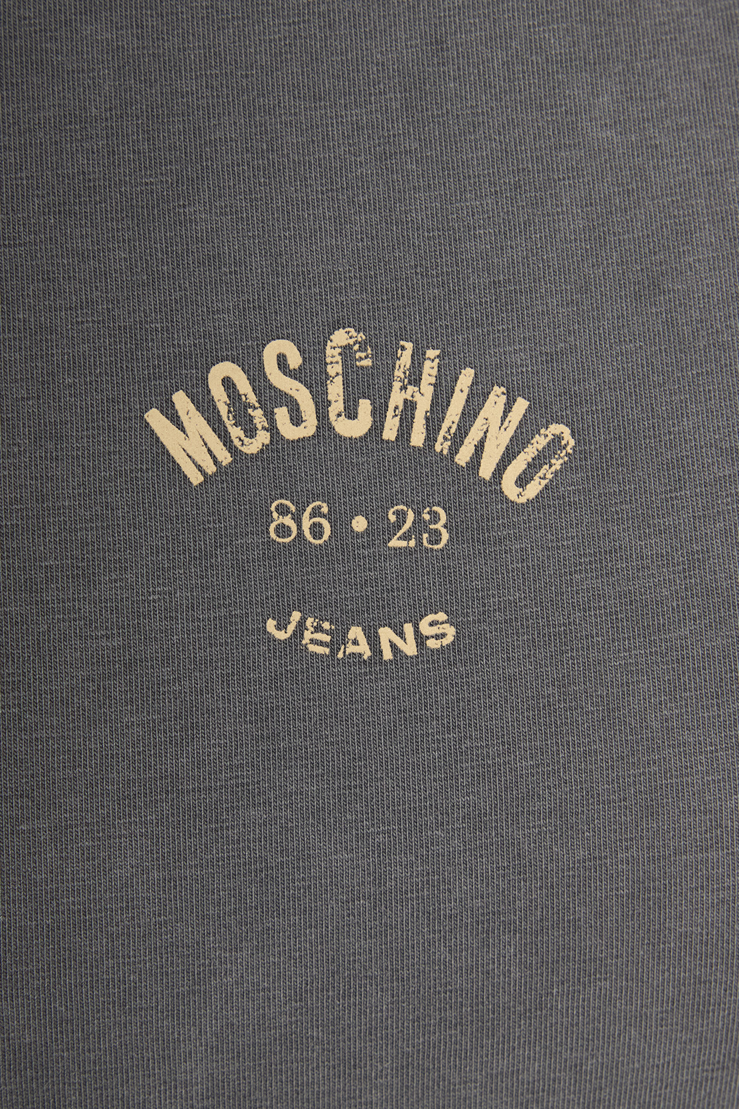 Женская серая футболка Moschino J0713.3234;7500