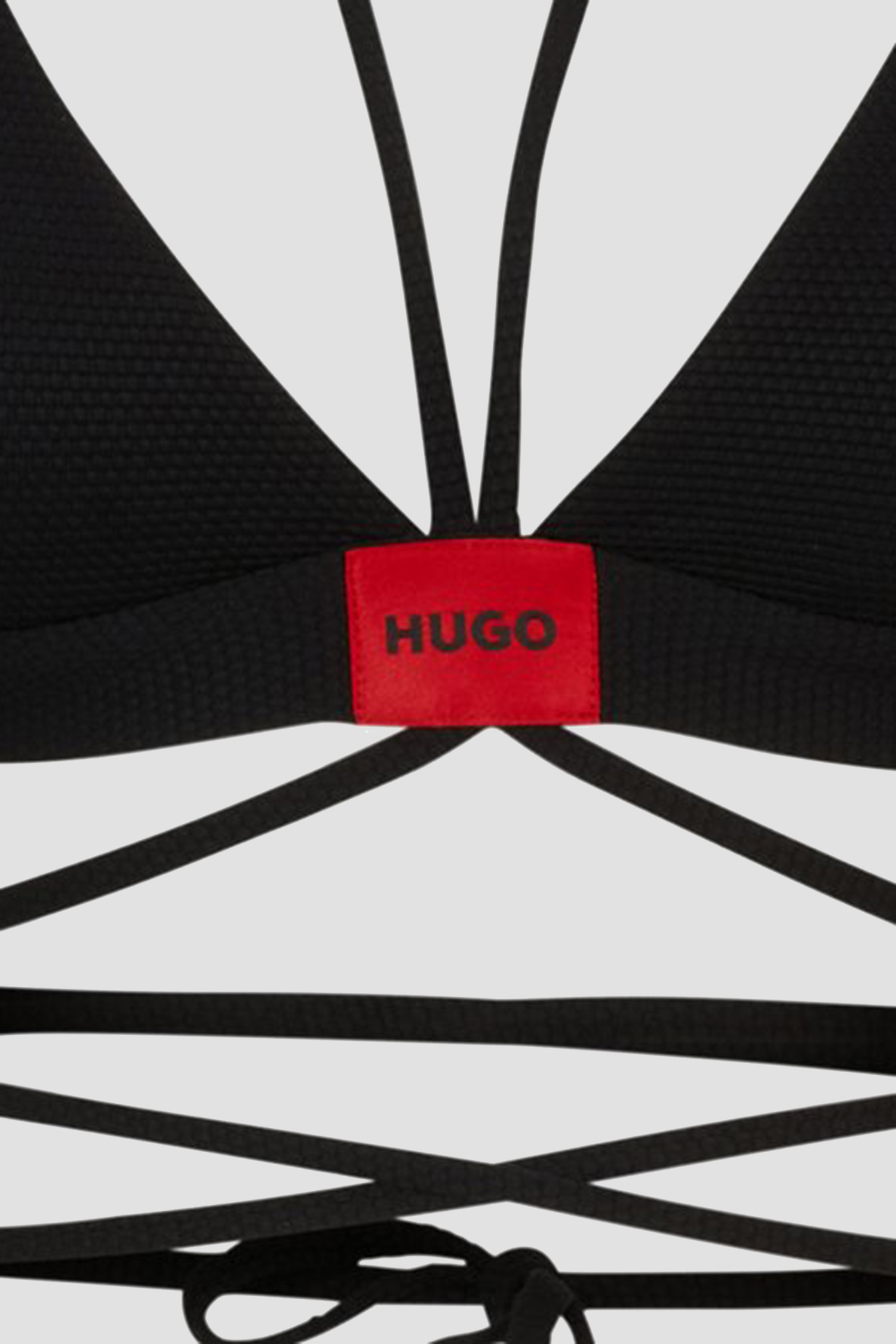 Женский черный лиф от купальника HUGO 50510826;001