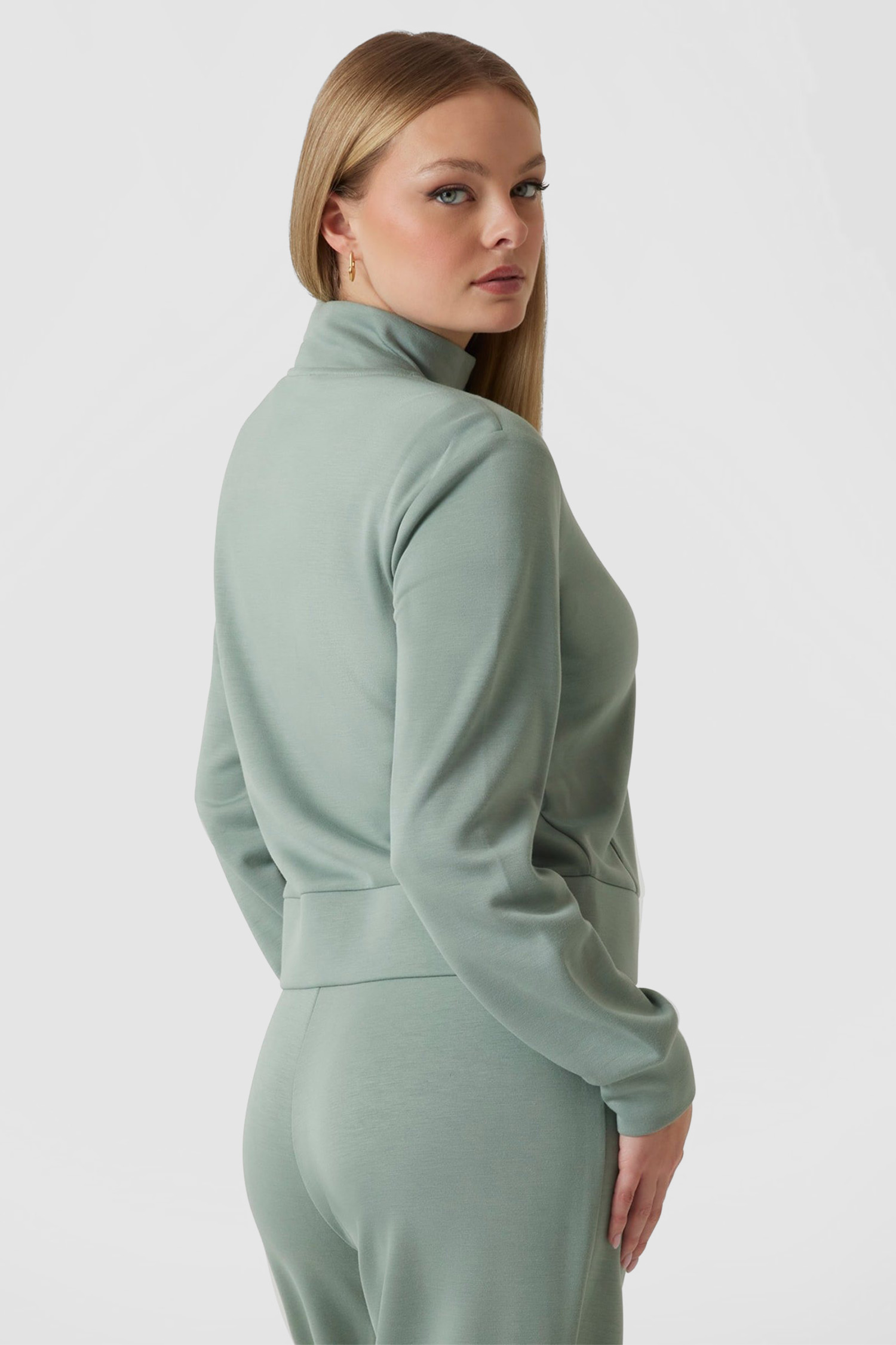 Женская зеленая спортивная кофта Guess V5RQ17.KCOB2;G8CW