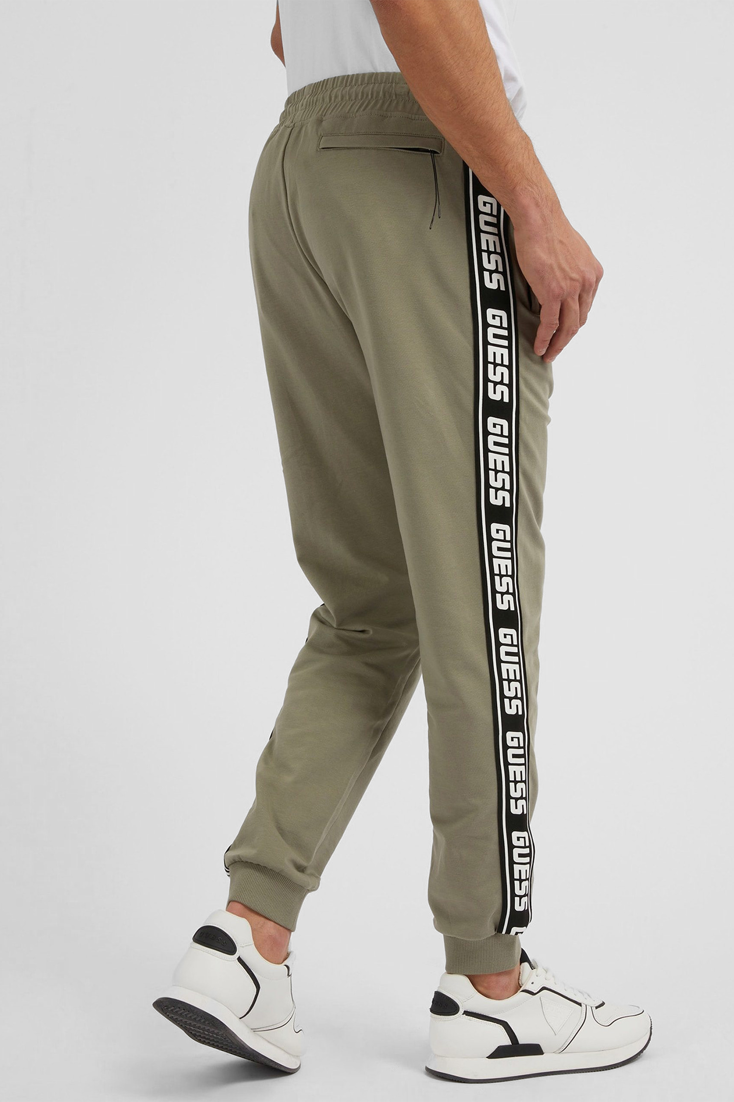 Мужские оливковые спортивные брюки Guess Z2YB19.K6ZS1;G9D5