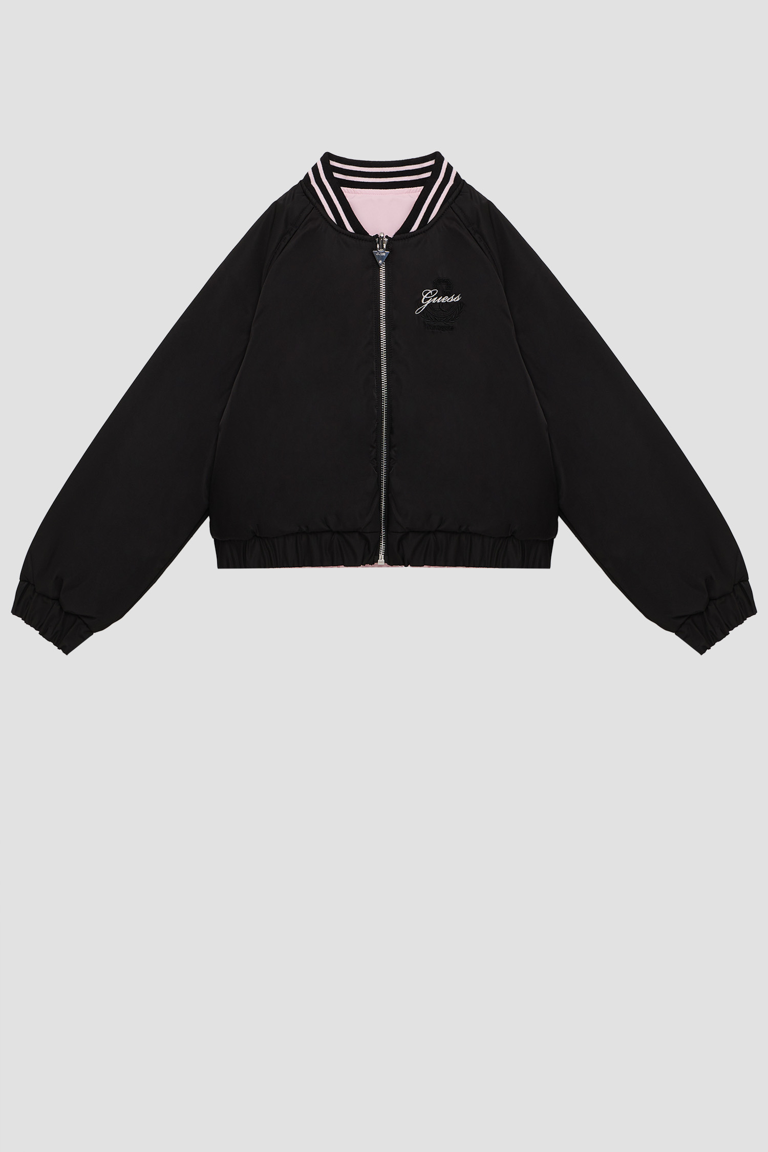 Дитячий чорний бомбер Guess Kids J6YL04.W2610;JBLK