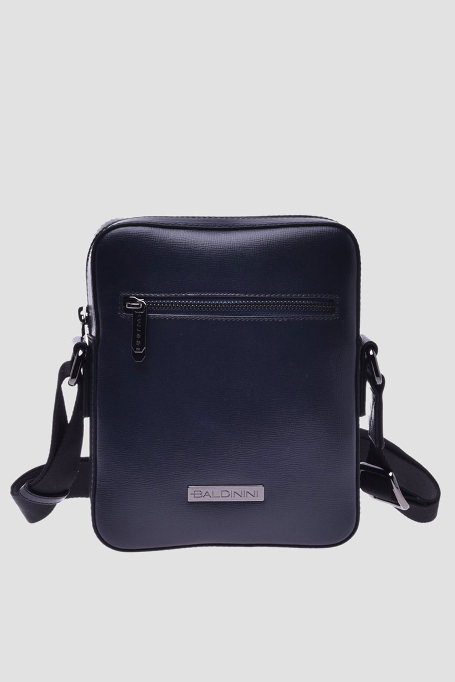Мужская темно-синяя кожаная сумка Baldinini C3A002XXPALM;9906