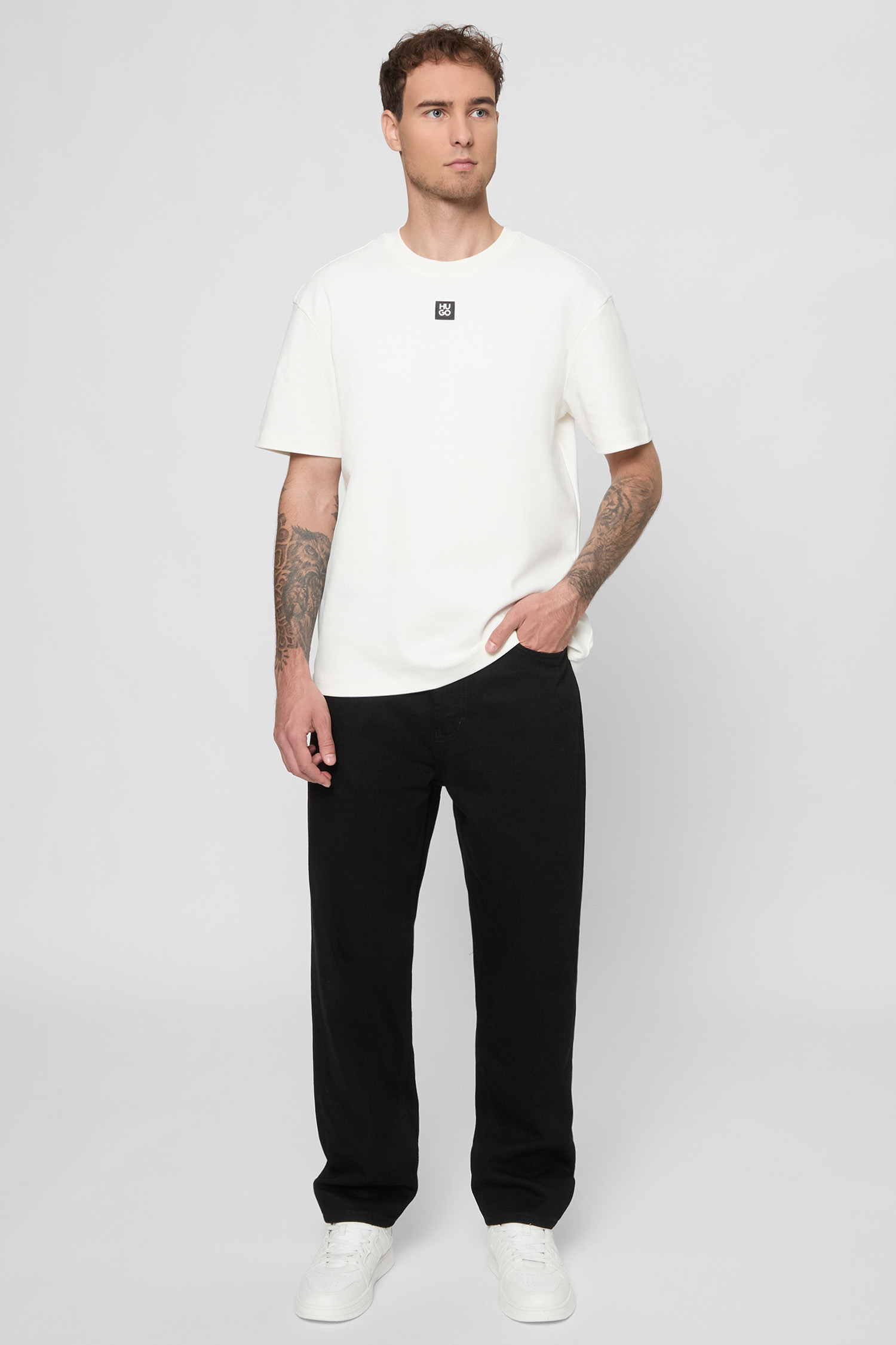 Мужские черные джинсы HUGO 50542879;001