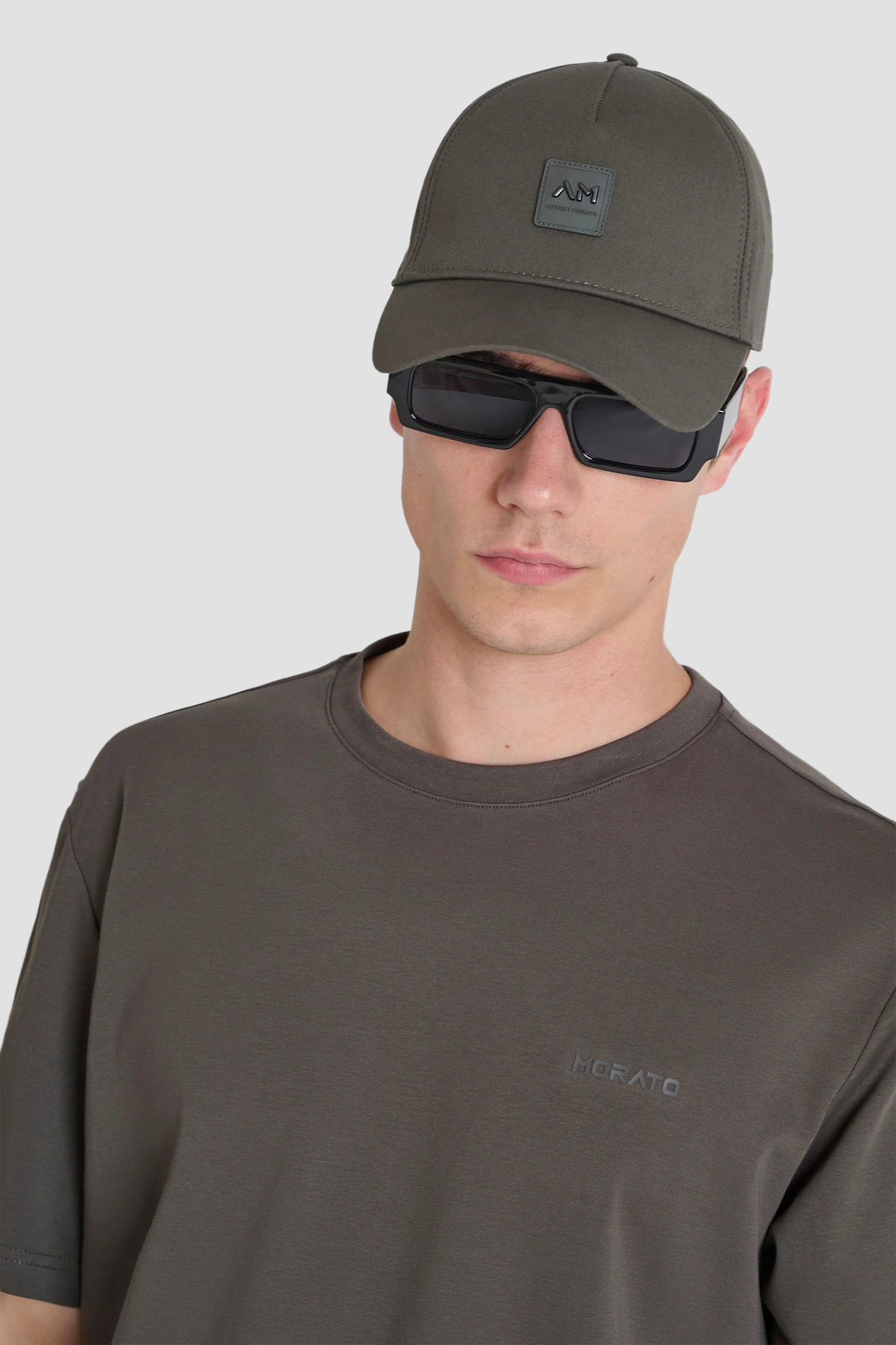 Мужская оливковая кепка Antony Morato MMHA00388.FA800184;4089