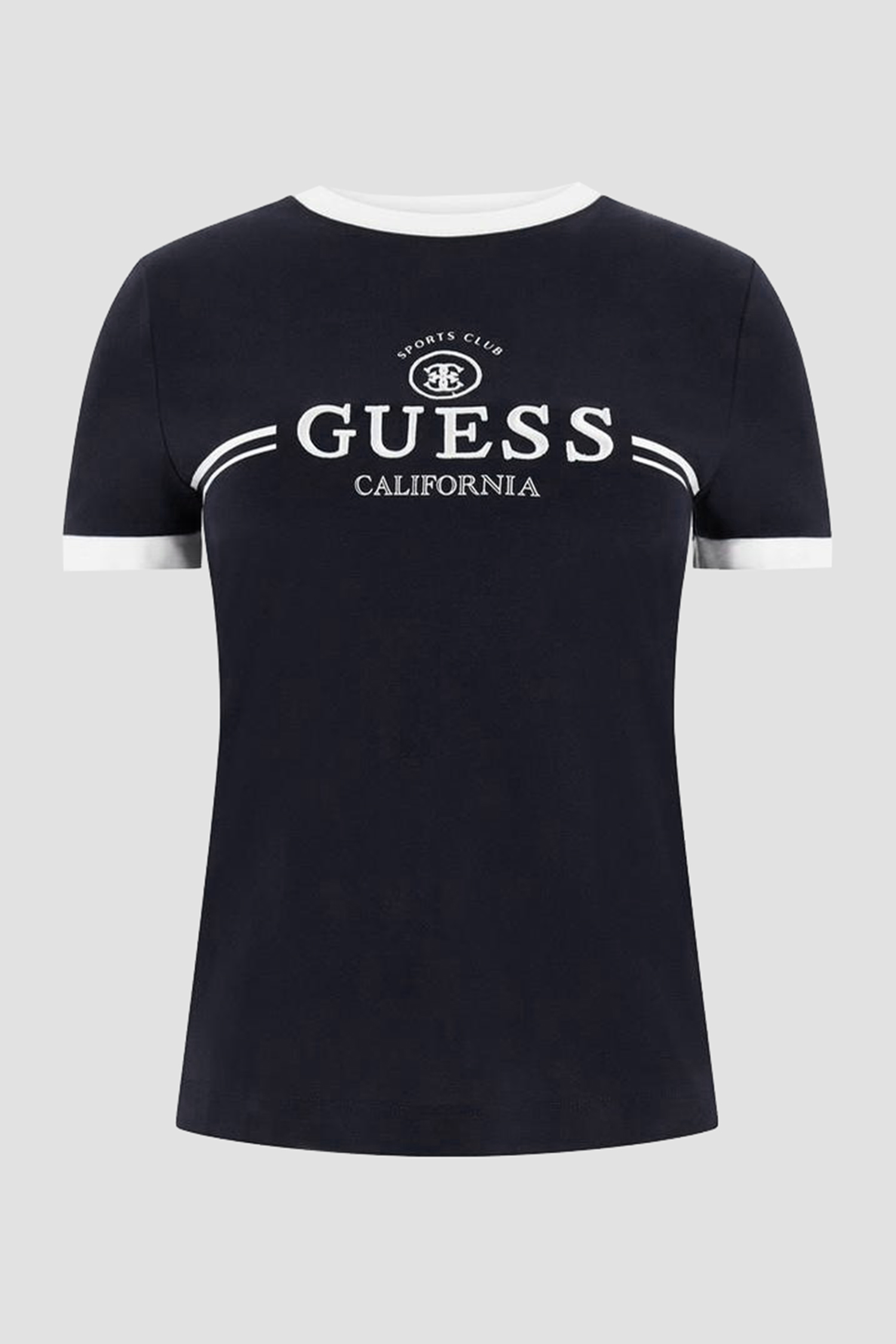 Женская темно-синяя футболка Guess V6GI08.K2975;A71W