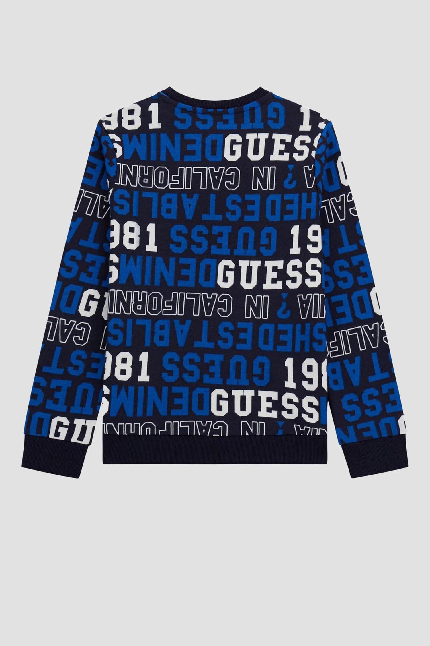 Дитячий світшот з візерунком Guess Kids L4YQ02.KA6R3;PI95