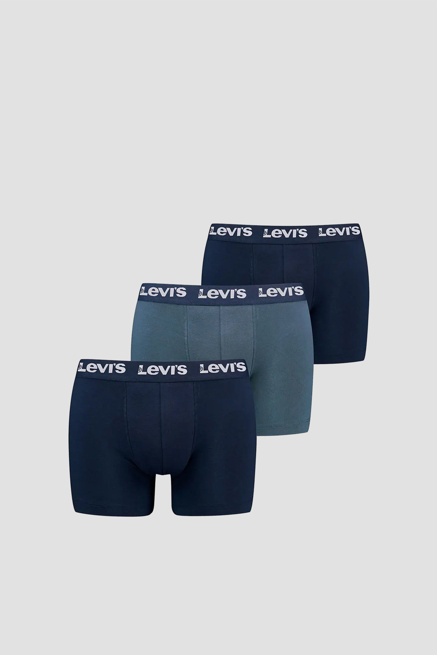 Мужские темно-синие боксеры (3 шт) Levi’s® 701236673;002