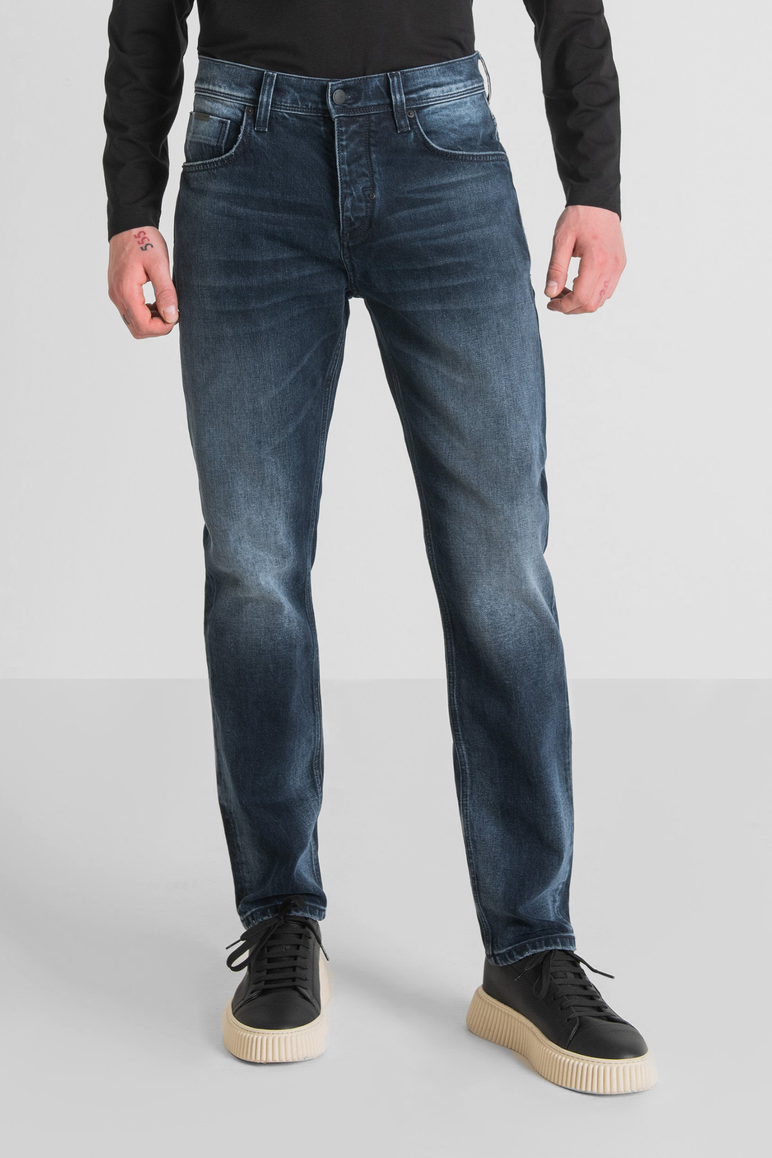Мужские синие джинсы Antony Morato MMDT00267.FA750440;7010