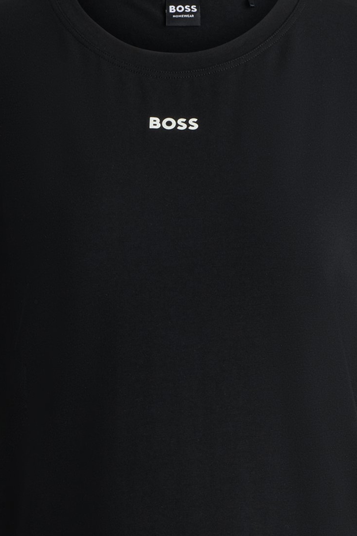 Женская черная футболка BOSS 50510322;001