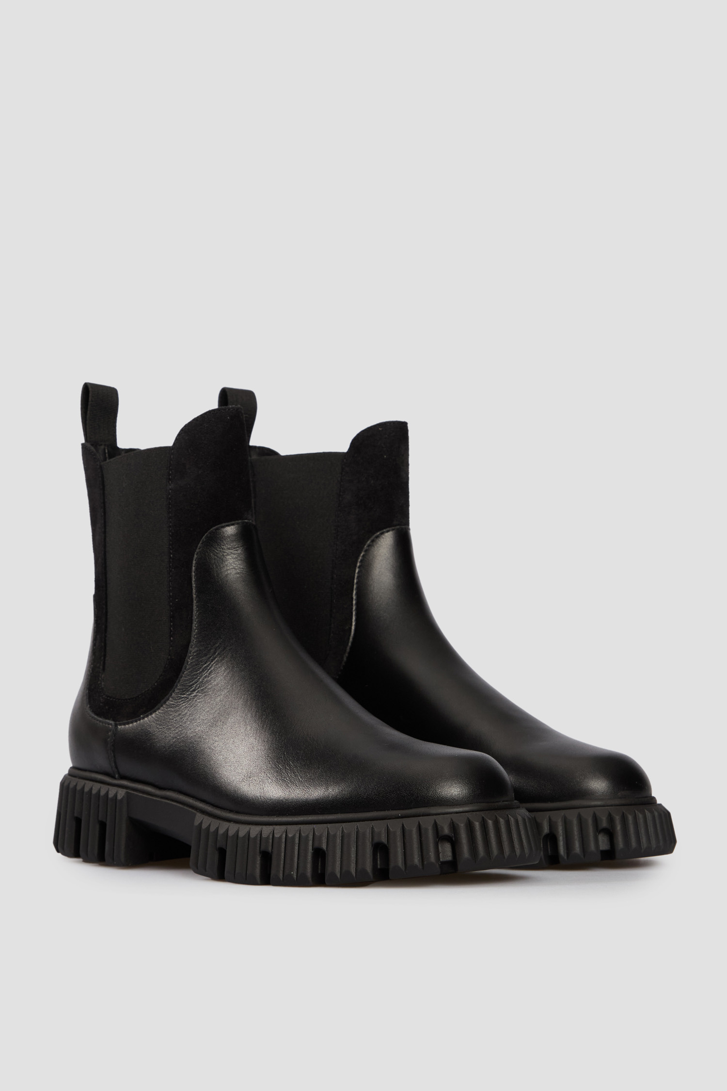 Жіночі чорні шкіряні челсі BALDININI D5B511P1VITE;0000