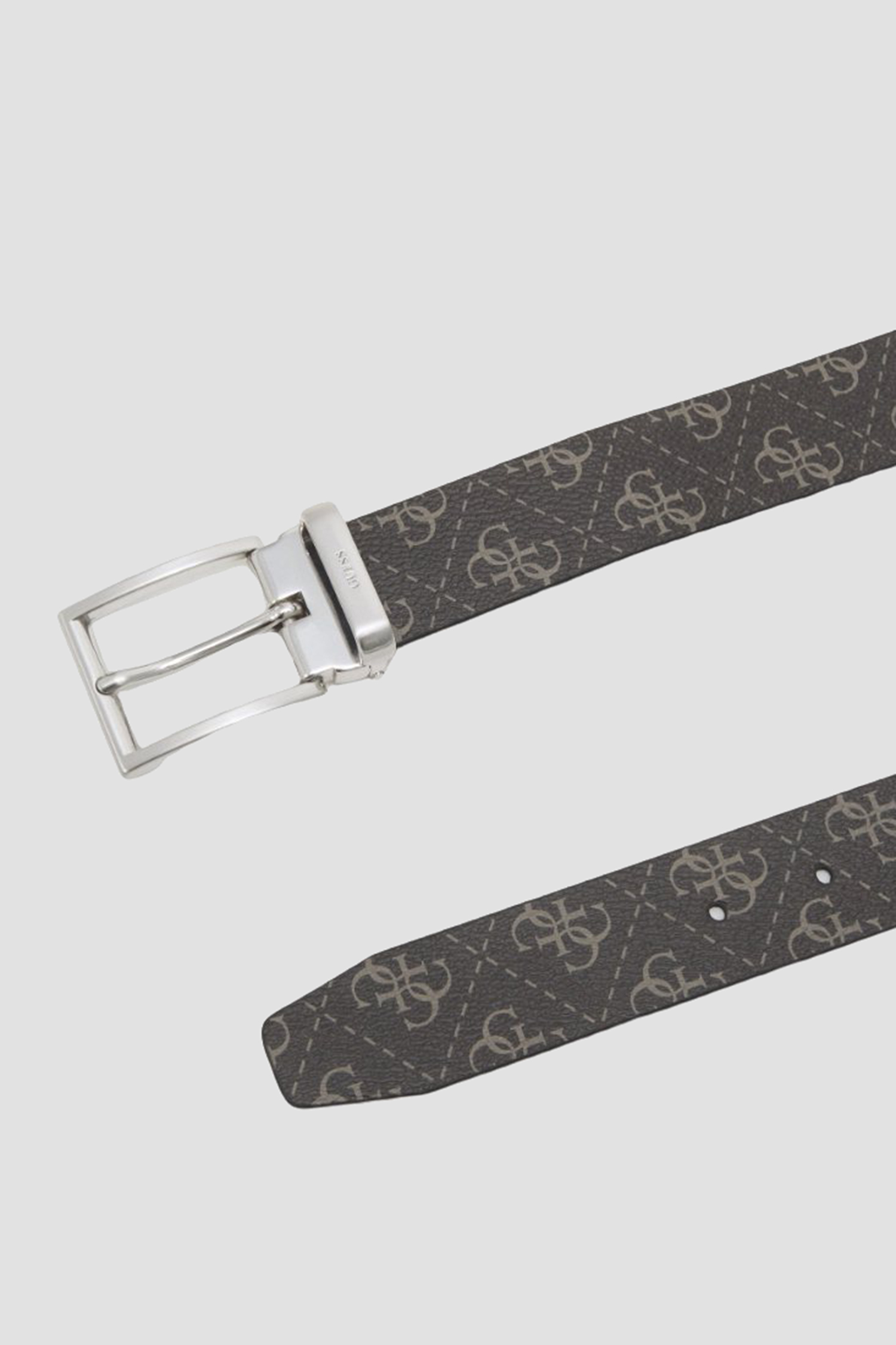 Мужской черный двусторонний ремень Guess BM7541.LEA35;DAB