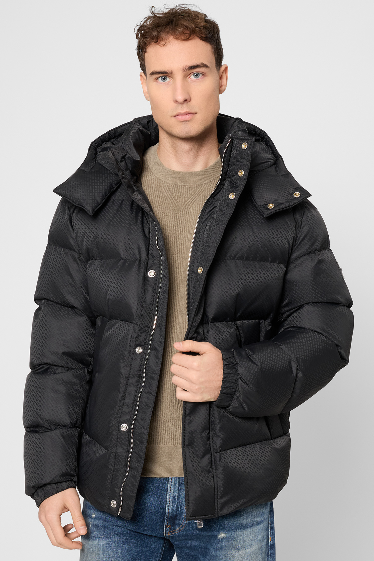 Мужская черная куртка BOSS 50548727;001