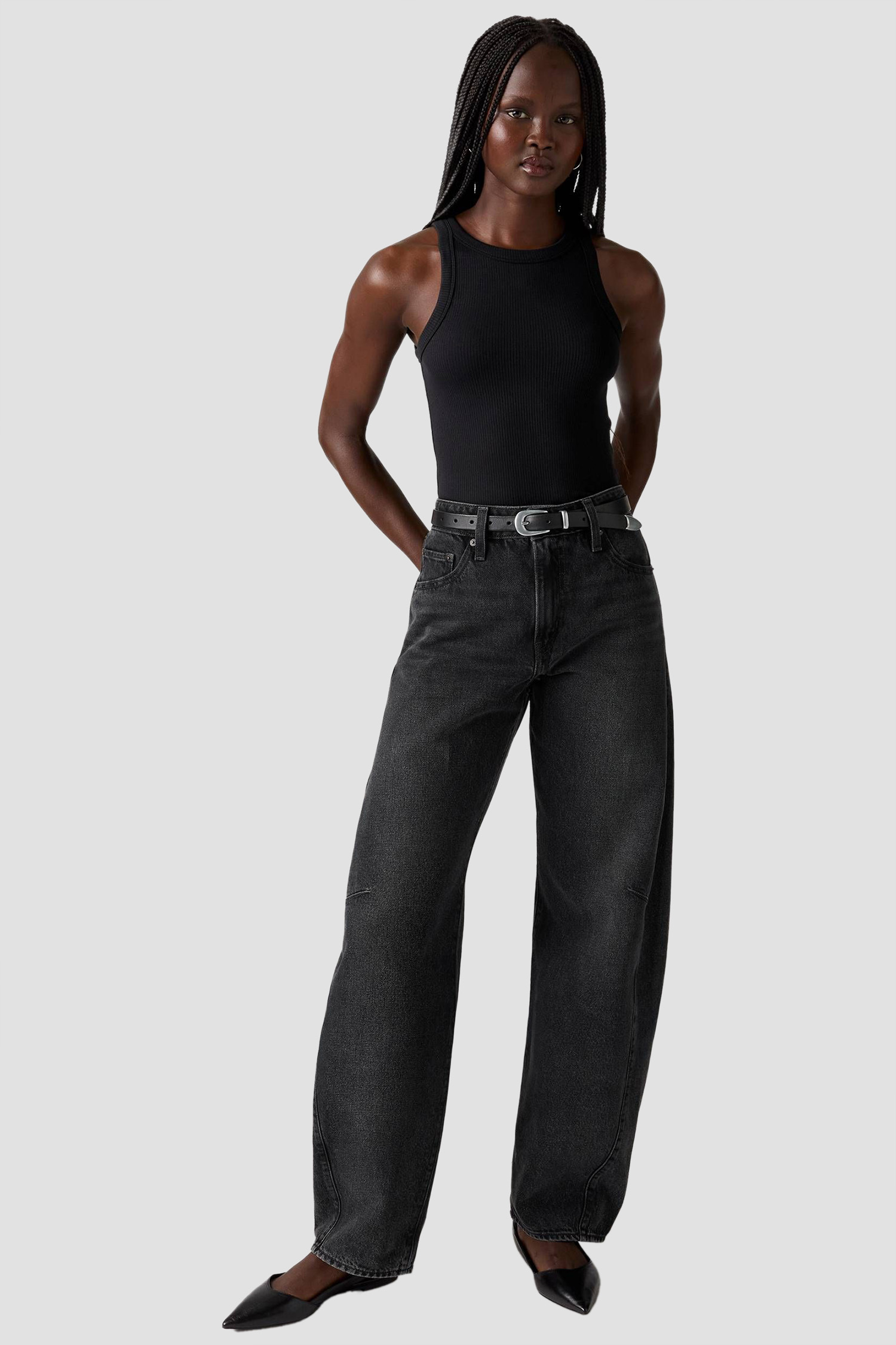 Жіночі чорні джинси Baggy Dad Barrel Levi’s® 0039A;0000