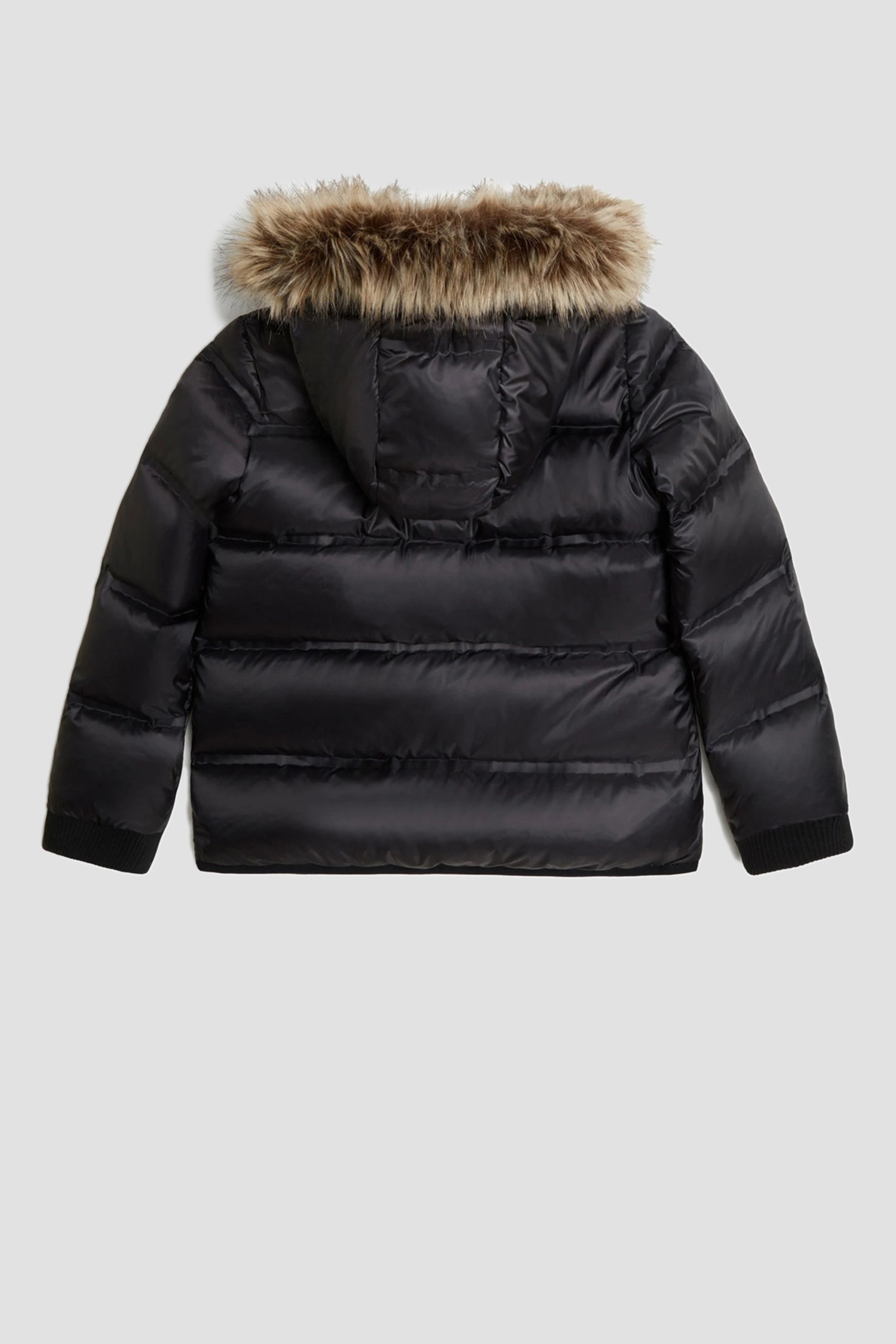 Дитячий чорний пуховик Guess Kids L2BL03.WEGY0;JBLK