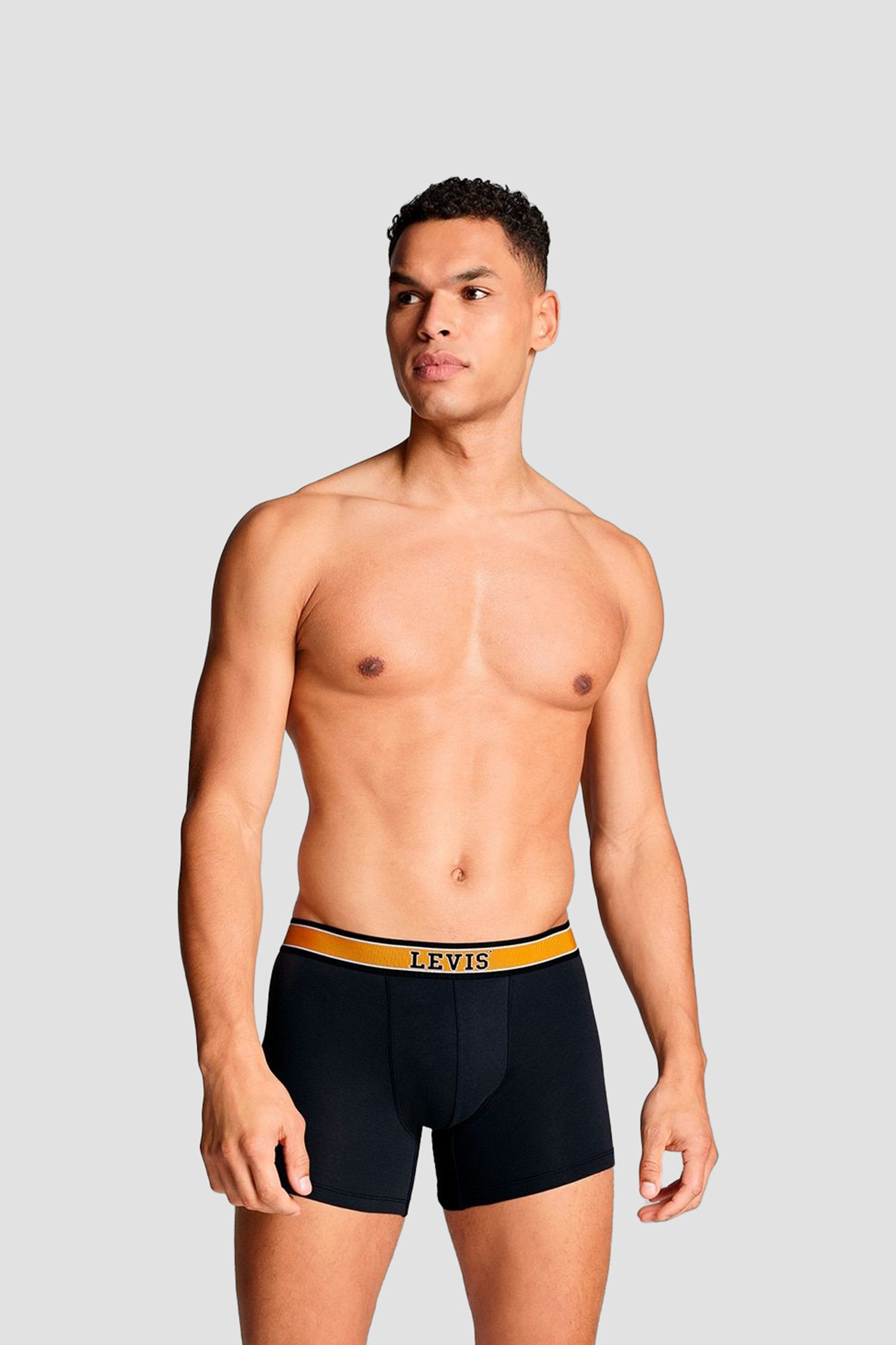 Чоловічі чорні боксери (2 шт) Levi’s® 701229539;001