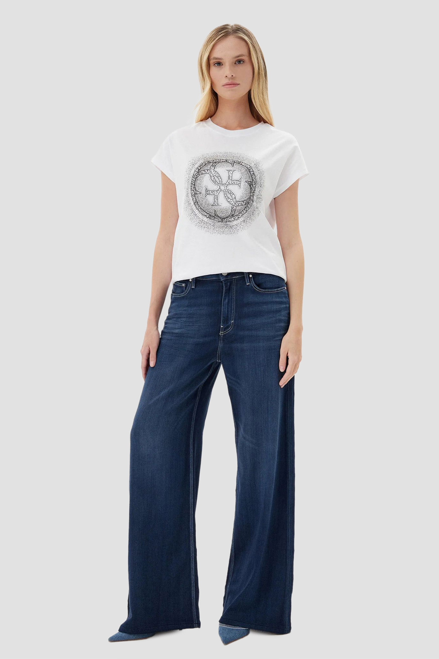 Жіночі темно-сині джинси Guess W5YA82.D0782;CMF7
