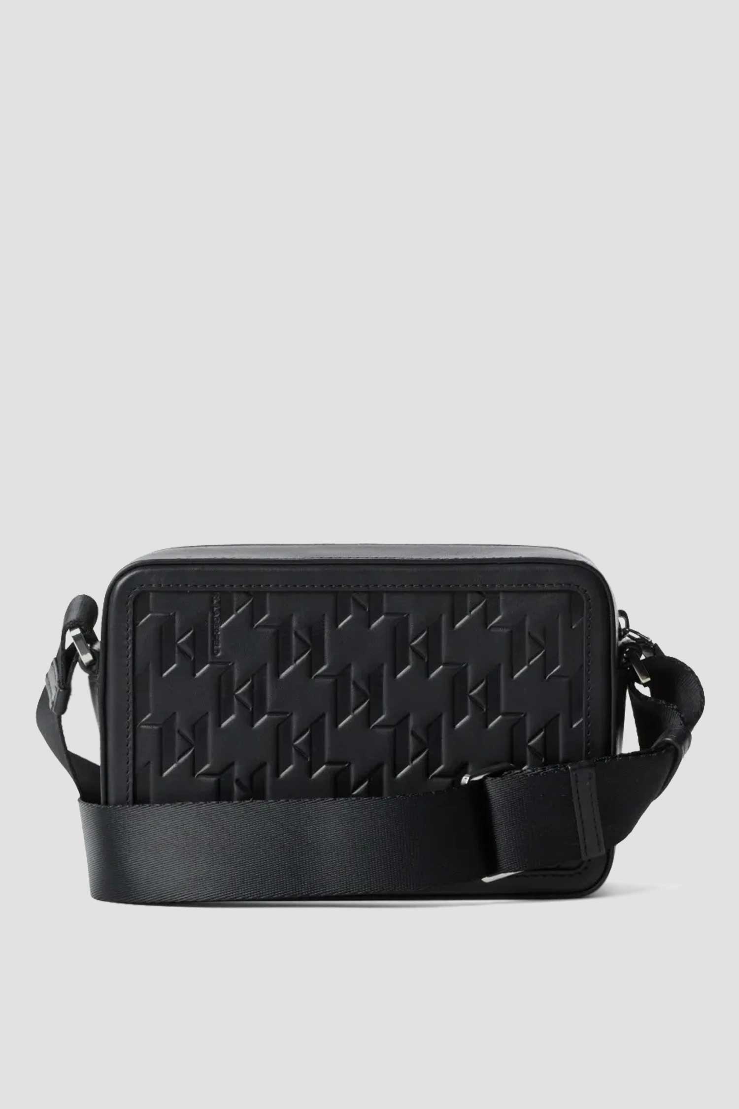 Чоловіча чорна шкіряна сумка Karl Lagerfeld A1M30067;999