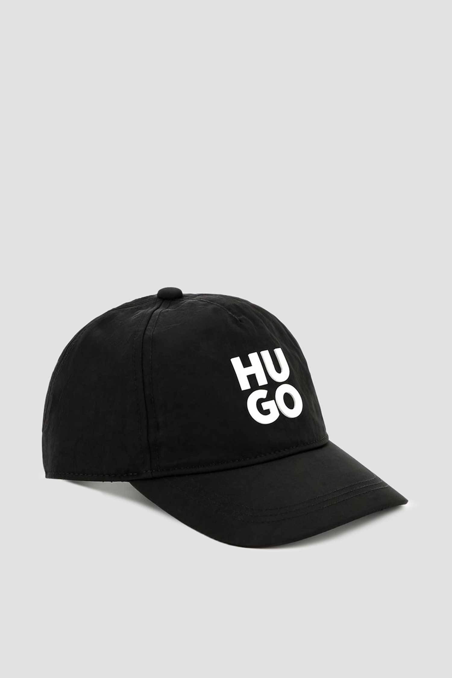 Детская черная кепка HUGO kids G00426;09B