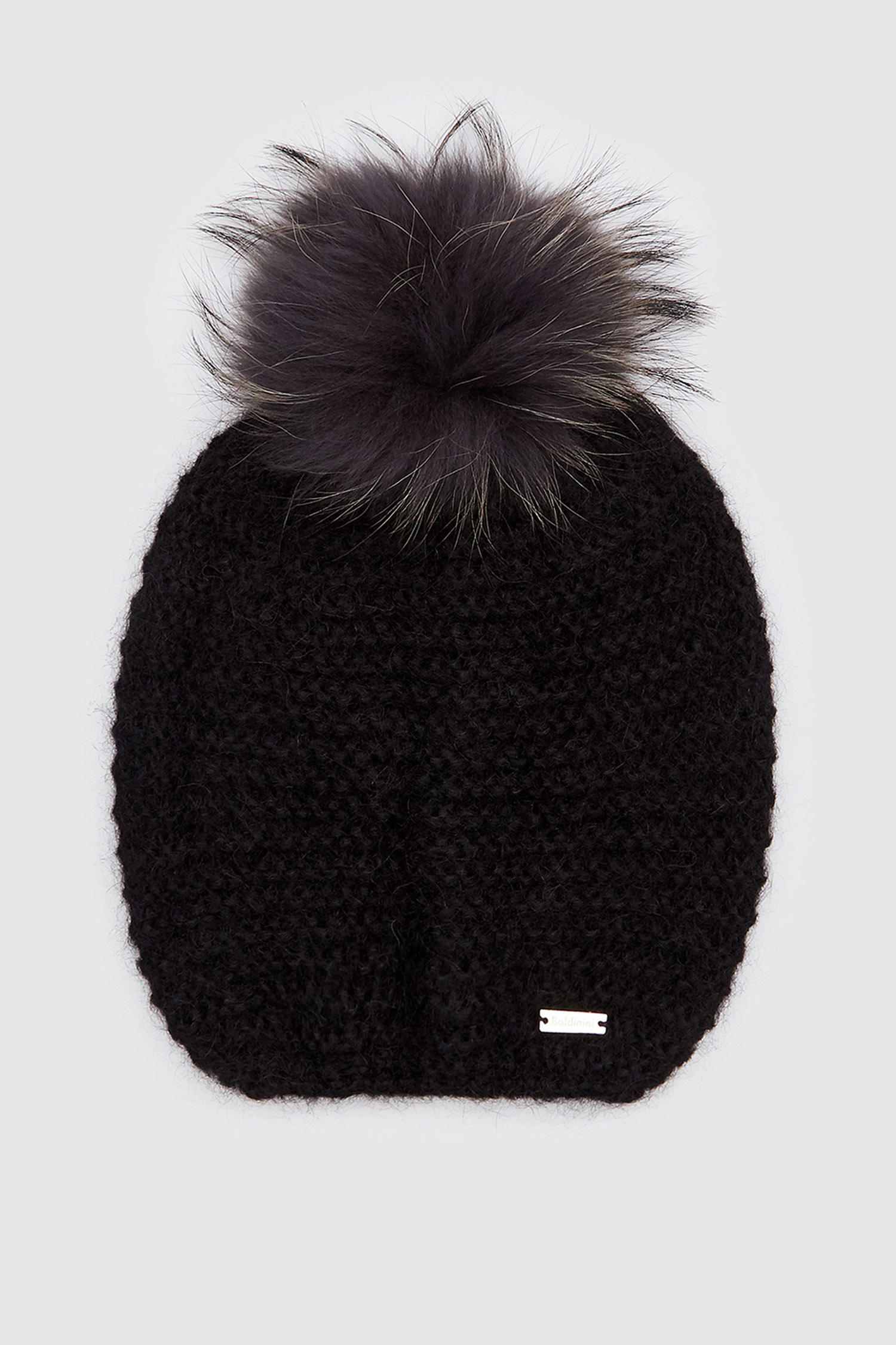 Черная шерстяная шапка для девушек Baldinini 121504;00