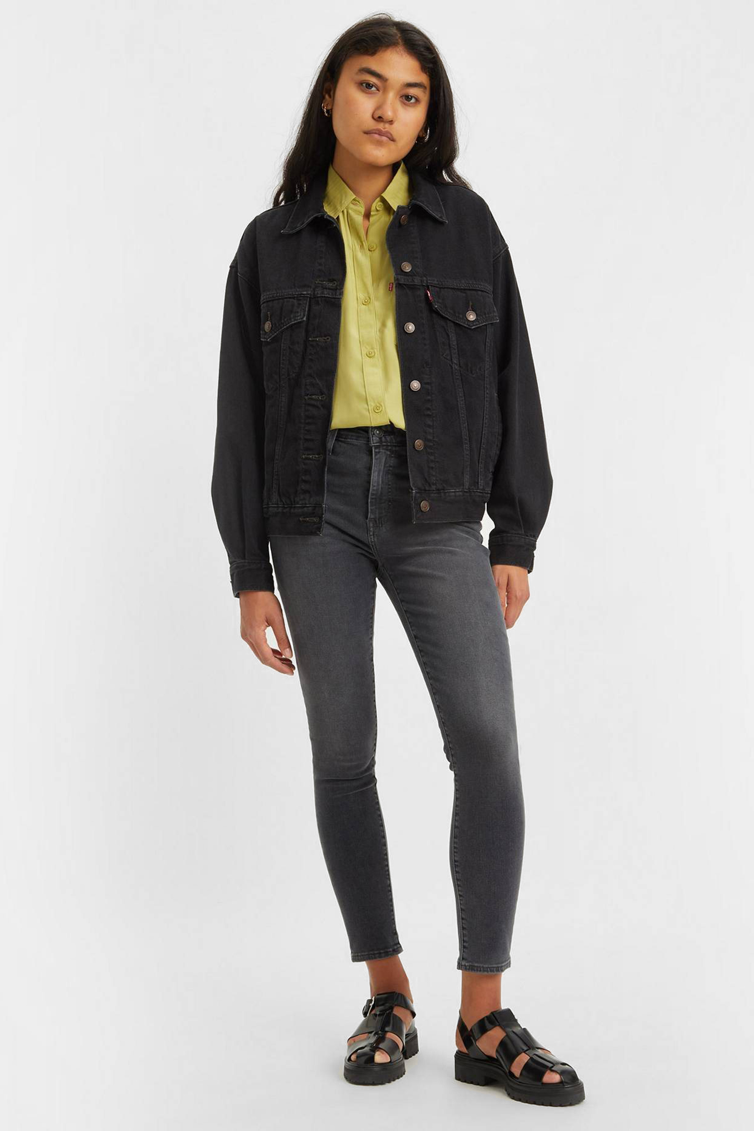 Женские черные джинсы 721™ High Rise Skinny Levi’s® 18882;0598