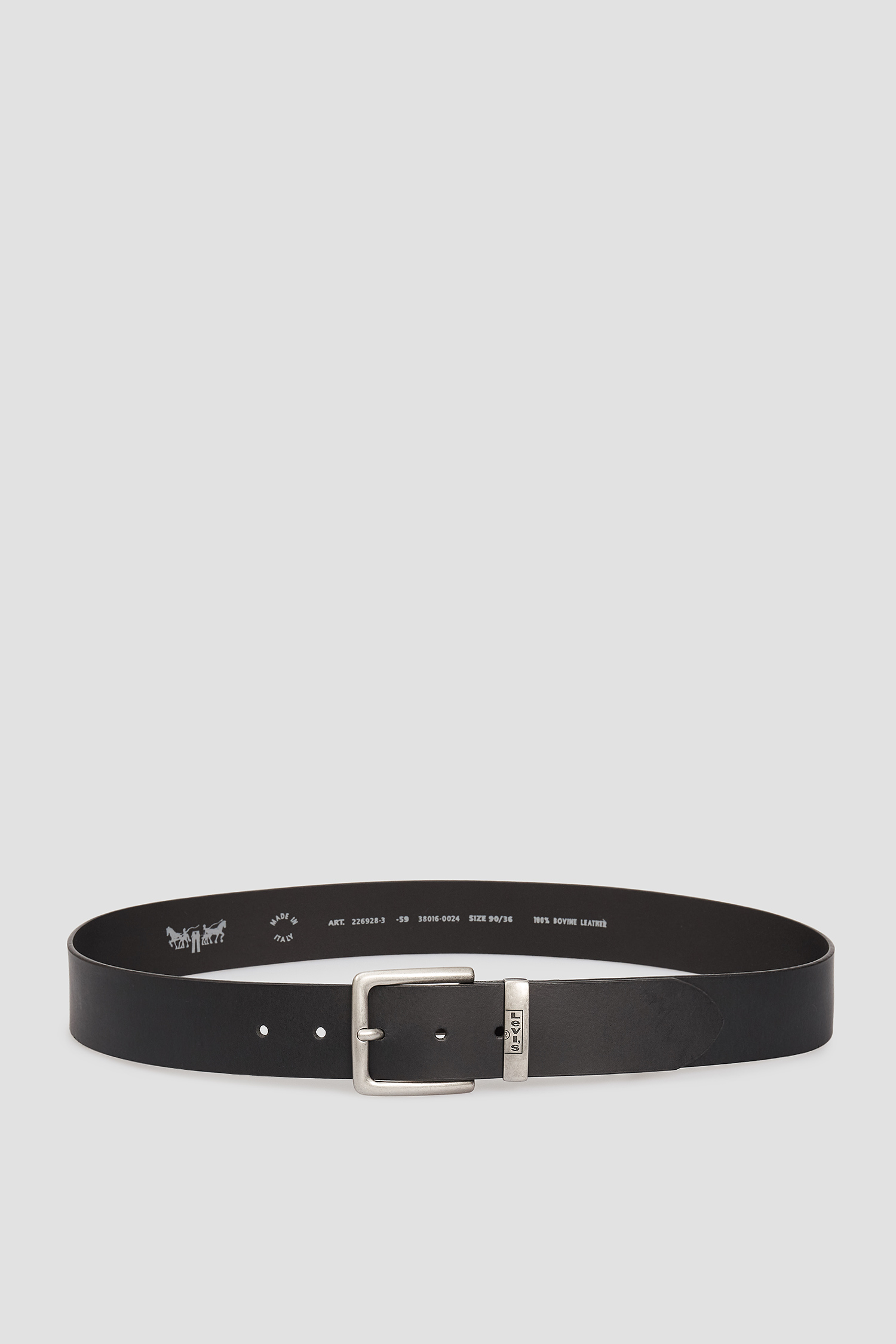 Чорний шкіряний ремінь Levi’s® 226928;3.59