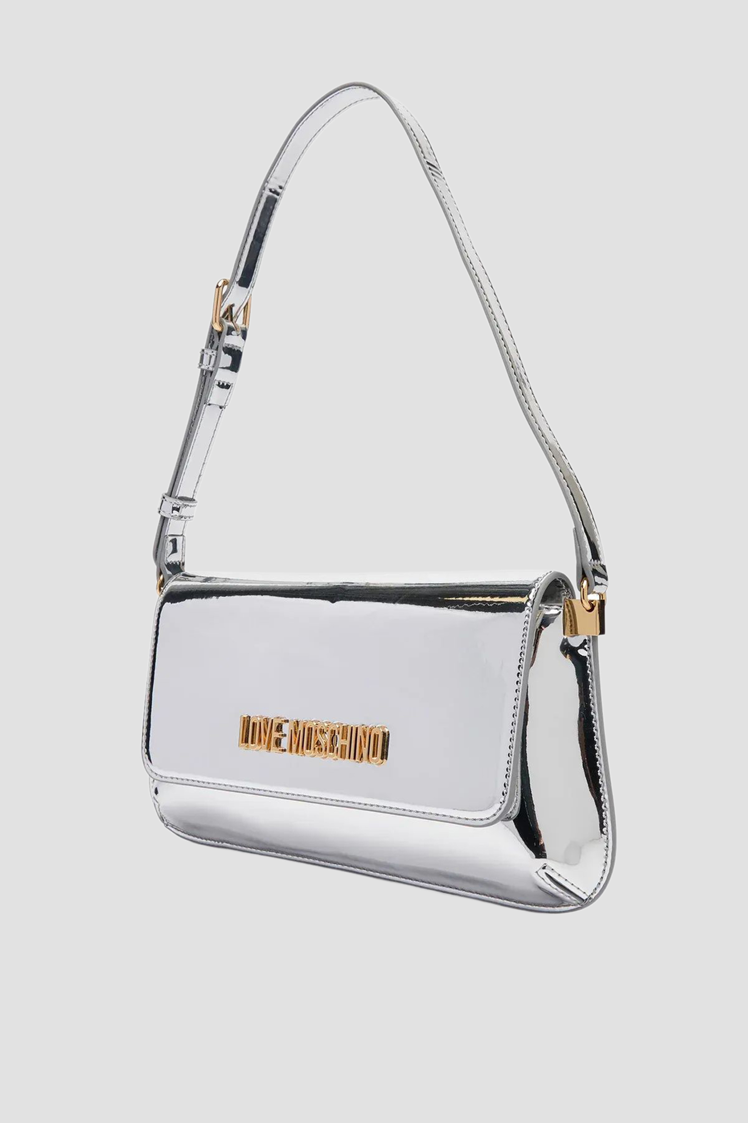 Жіноча срібляста сумка Moschino JC4058PP1O.LP0;902