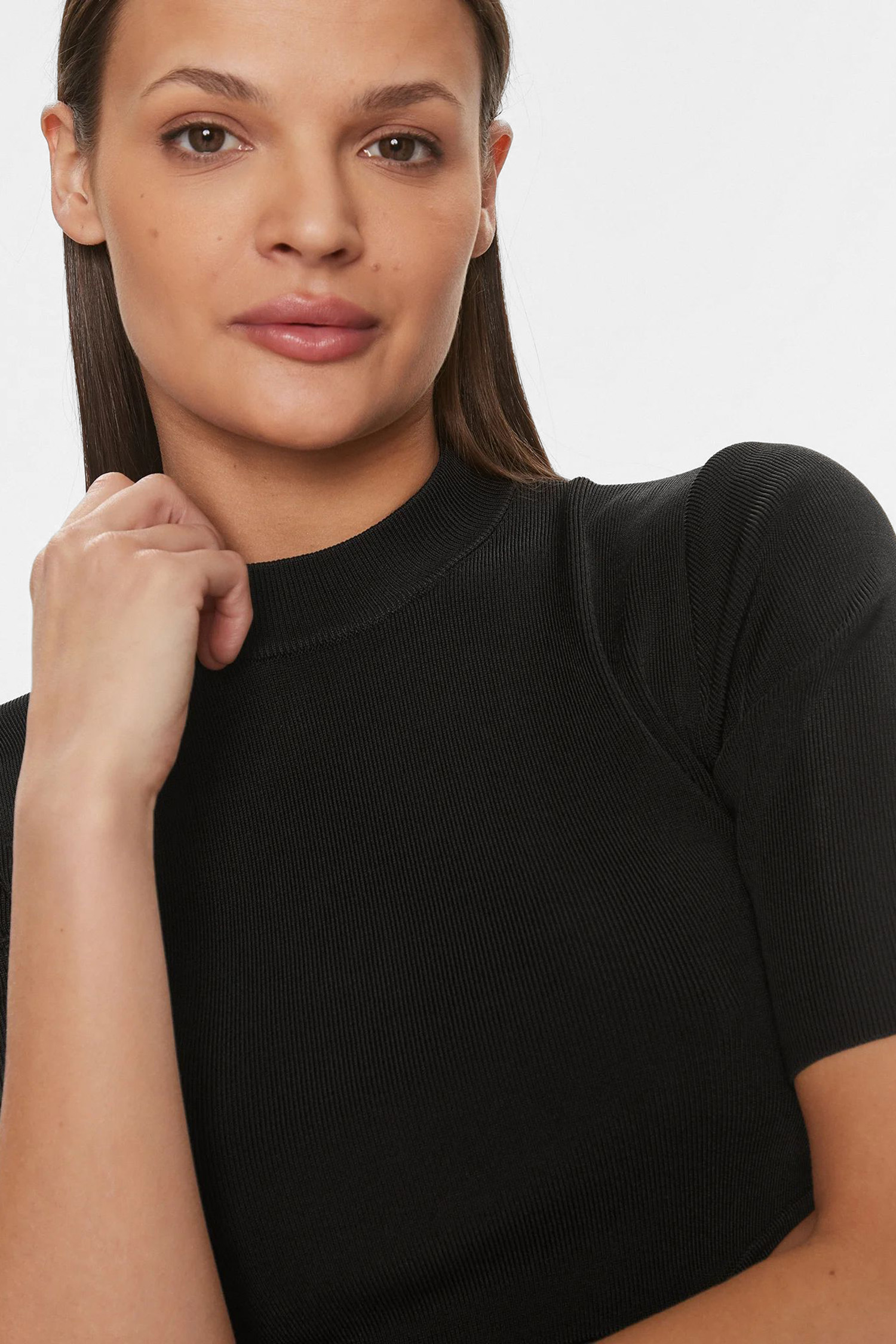 Жіночий чорний топ HUGO 50508600;001