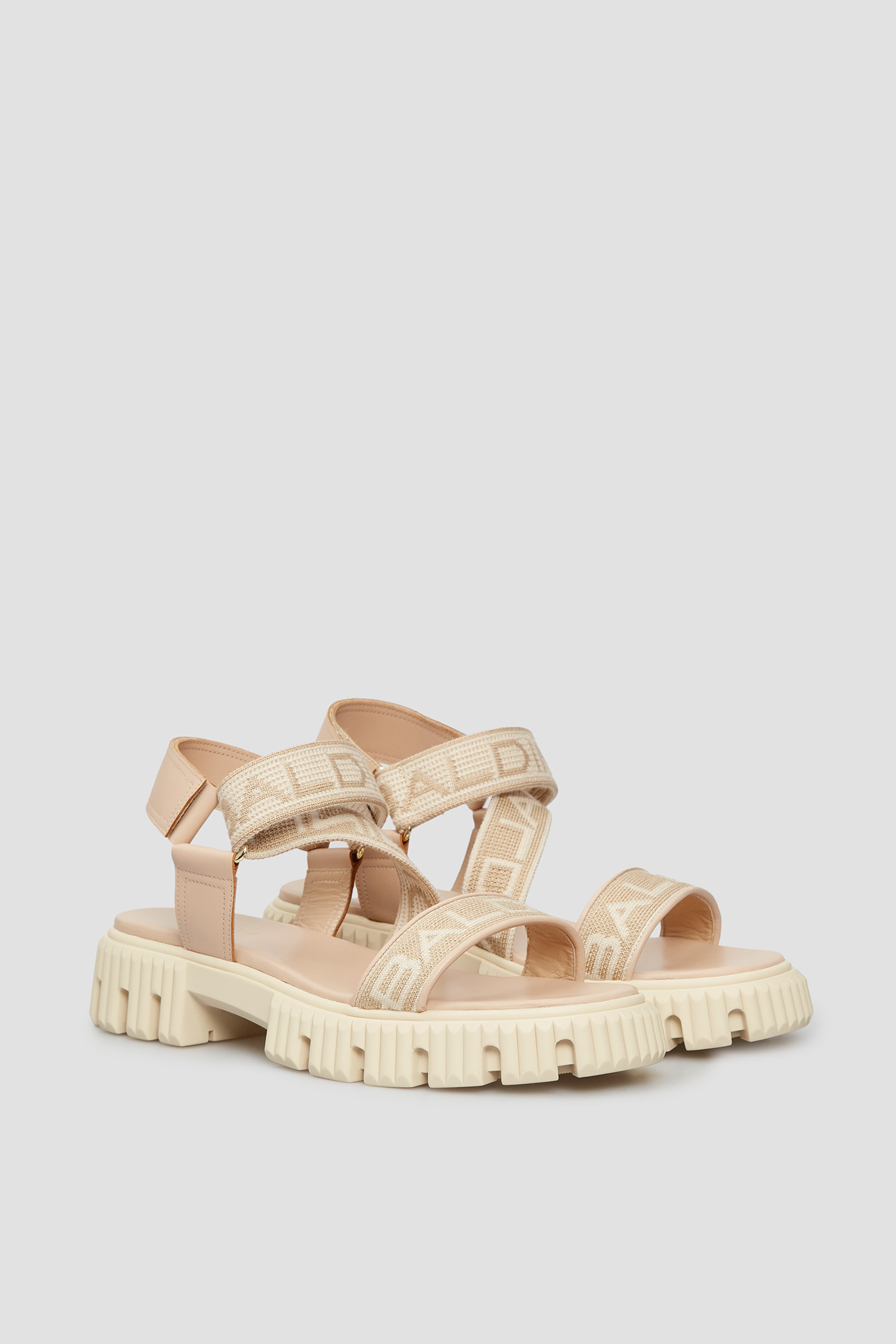 Жіночі бежеві сандалі BALDININI D4E251P1KNIT;7890