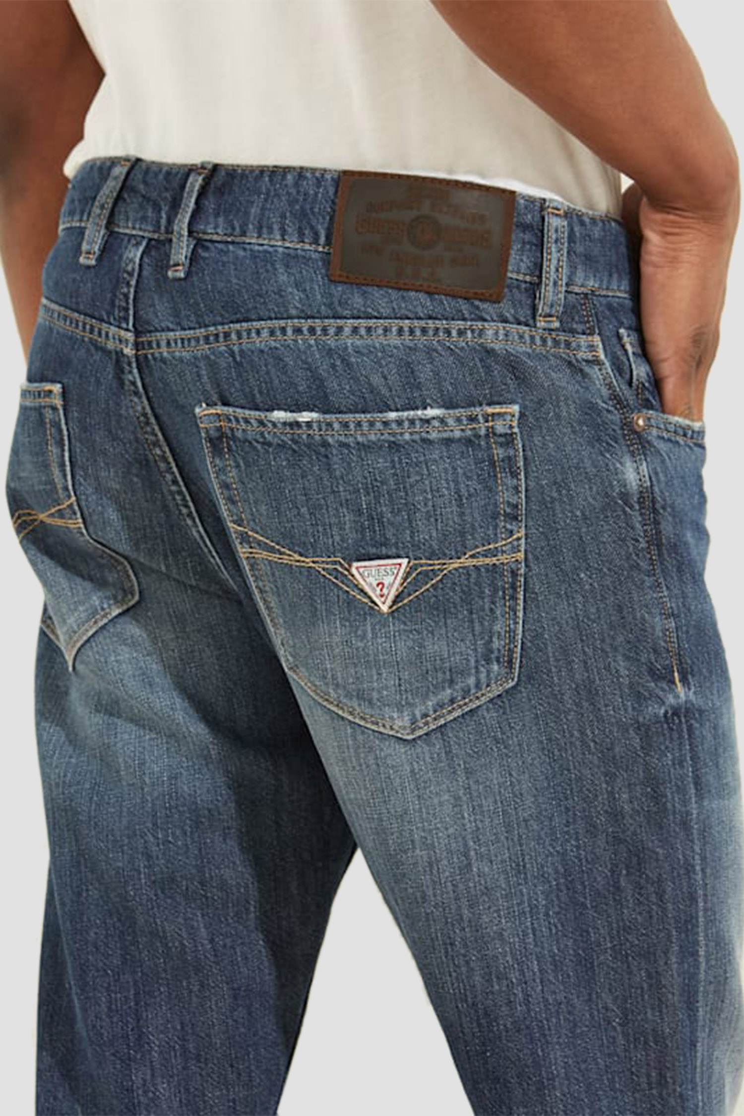 Чоловічі сині джинси Guess M2GAS2.D4MI1;MAXI