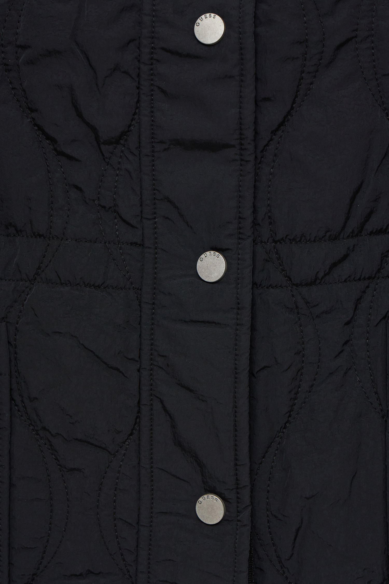 Жіноча чорна куртка Guess W6YL11.W2880;JBLK