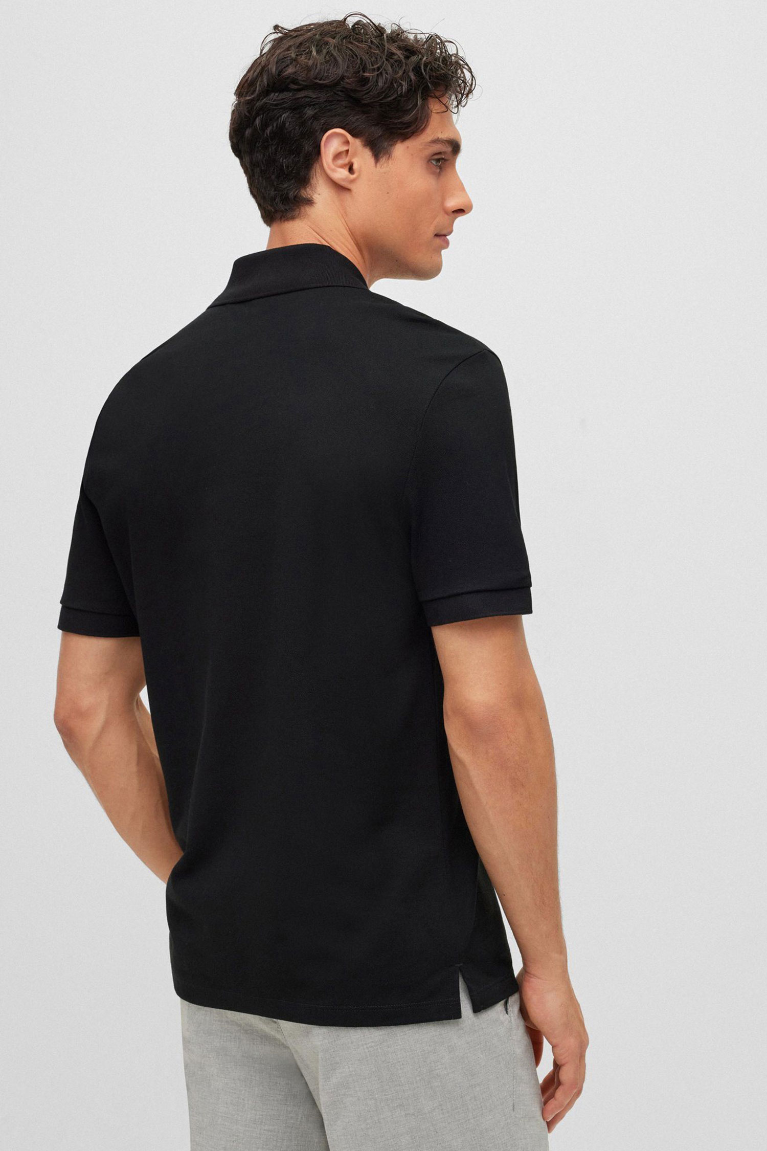 Чоловіче чорне поло BOSS 50468362;001